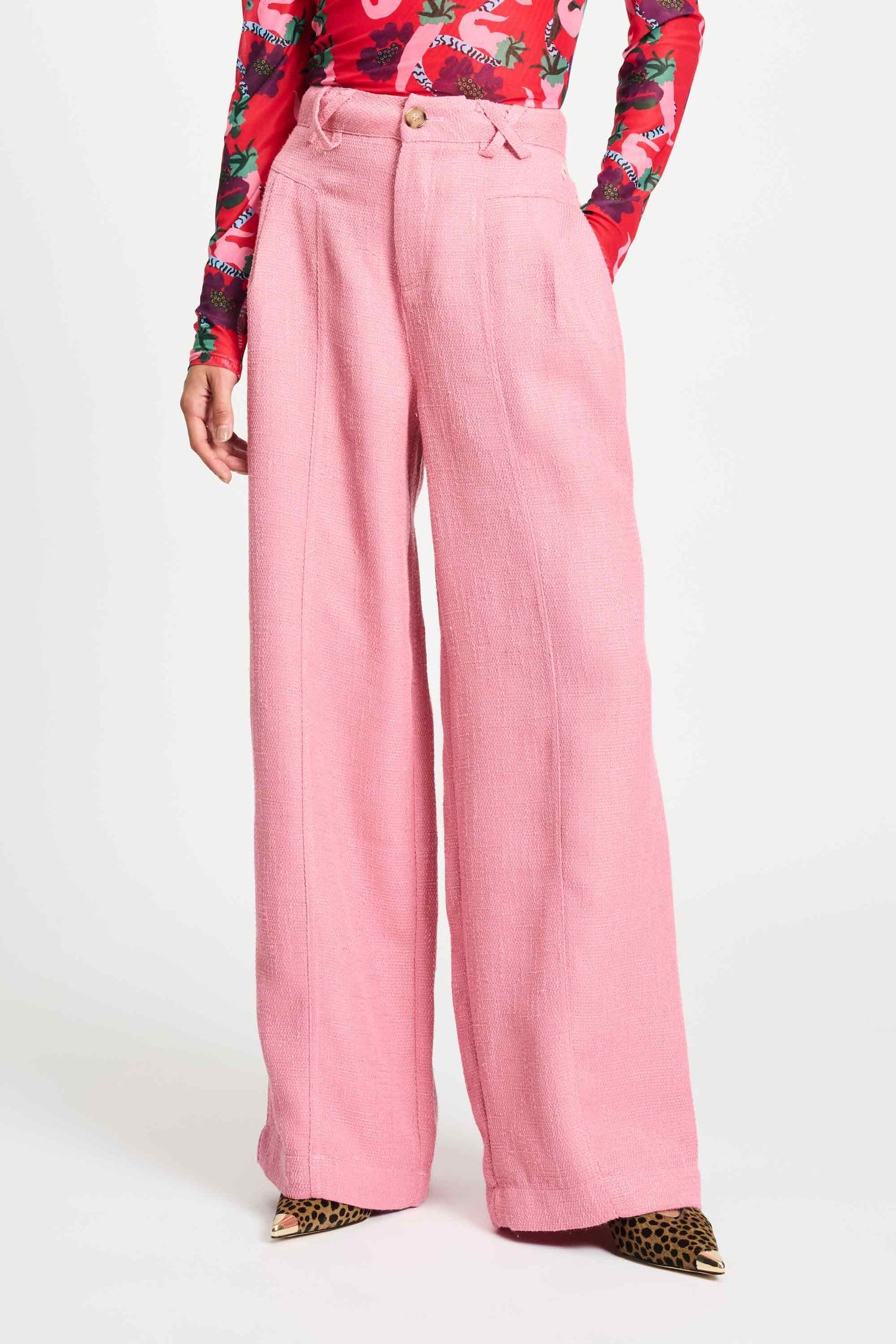 PANTS - BOUCLÉ SWEET PINK 2