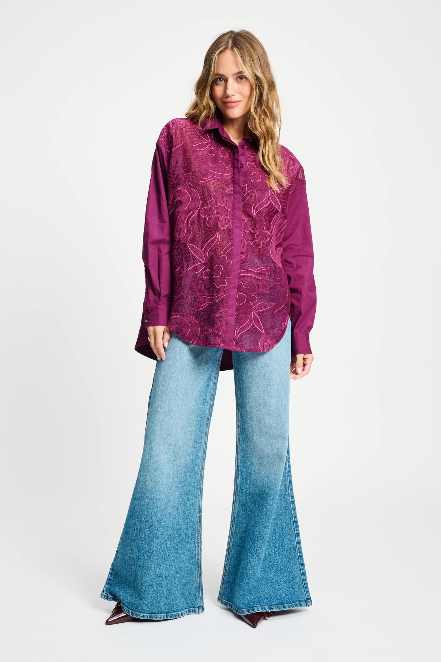 BLOUSE - DASHING PLUM 1