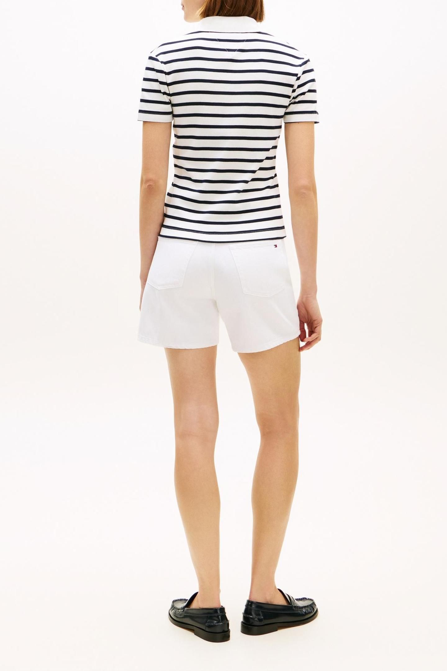GOLD BUTTON SLIM SS BRETON STP ECRU/DARK NIGHT NAVY 3
