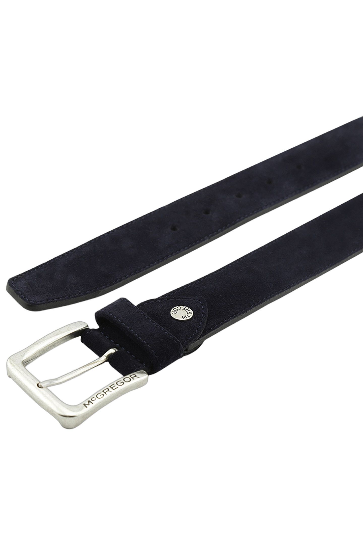 SUEDE BELT NAVY 3
