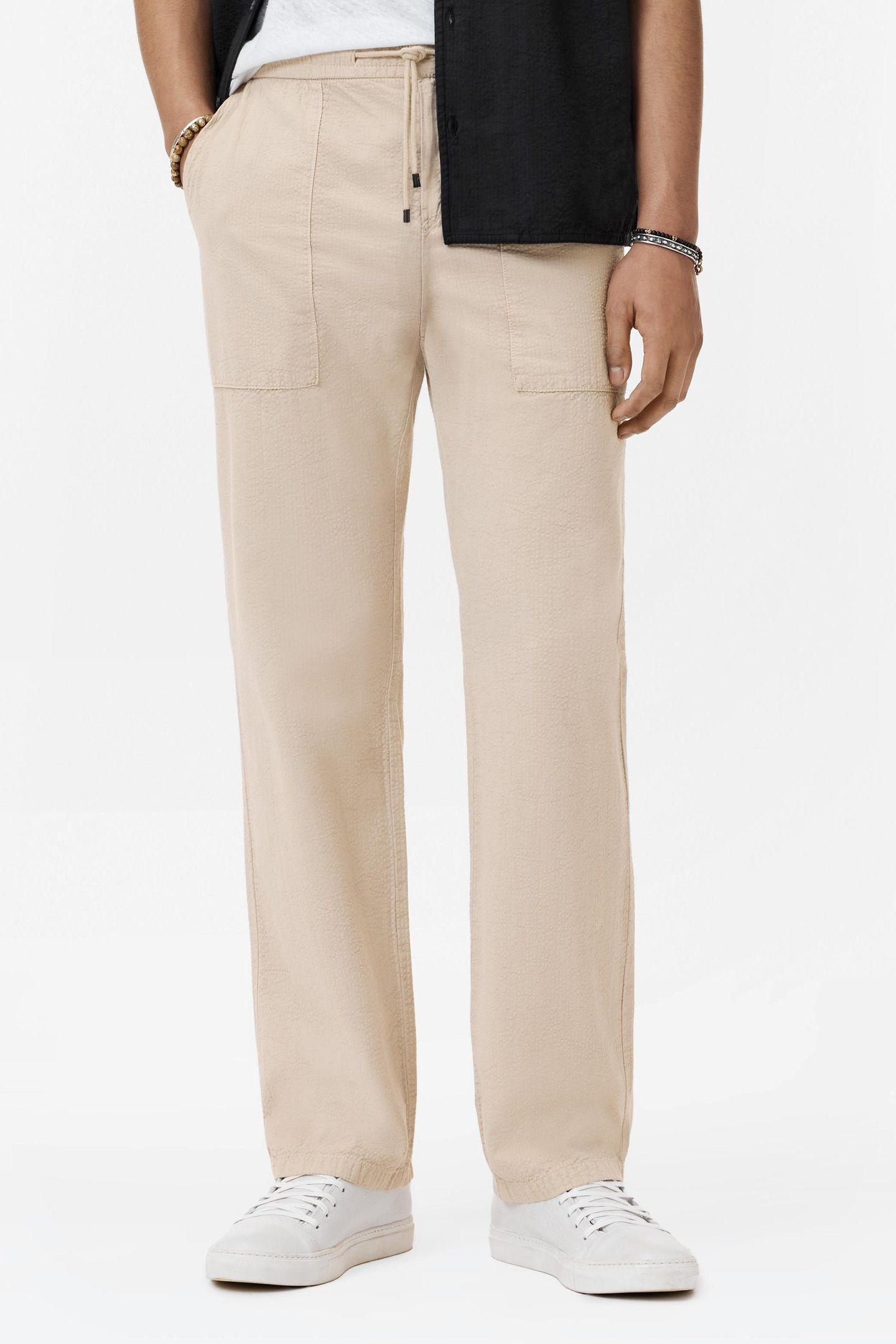 GREYSON WIDE FIT PATCH POCKET ELASTIC WA SMOKED PEARL GREY 1