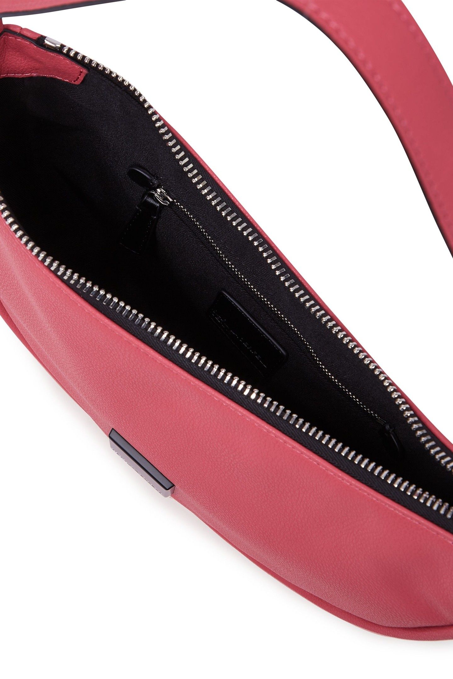 BOX LOGO SOFT HALFMOON BAG SLATE ROSE 6