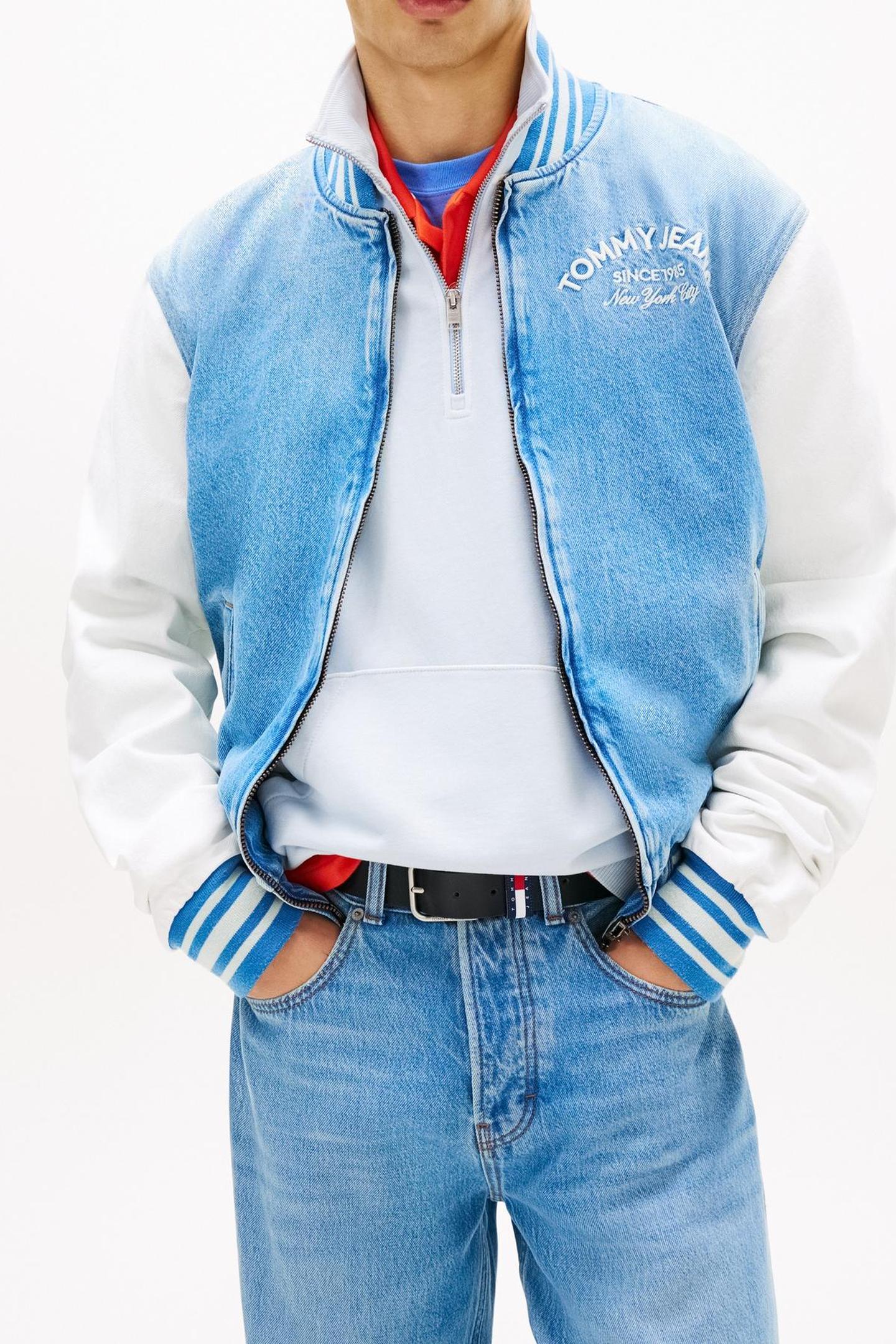 DENIM BOMBER JACKET DENIM LIGHT 3
