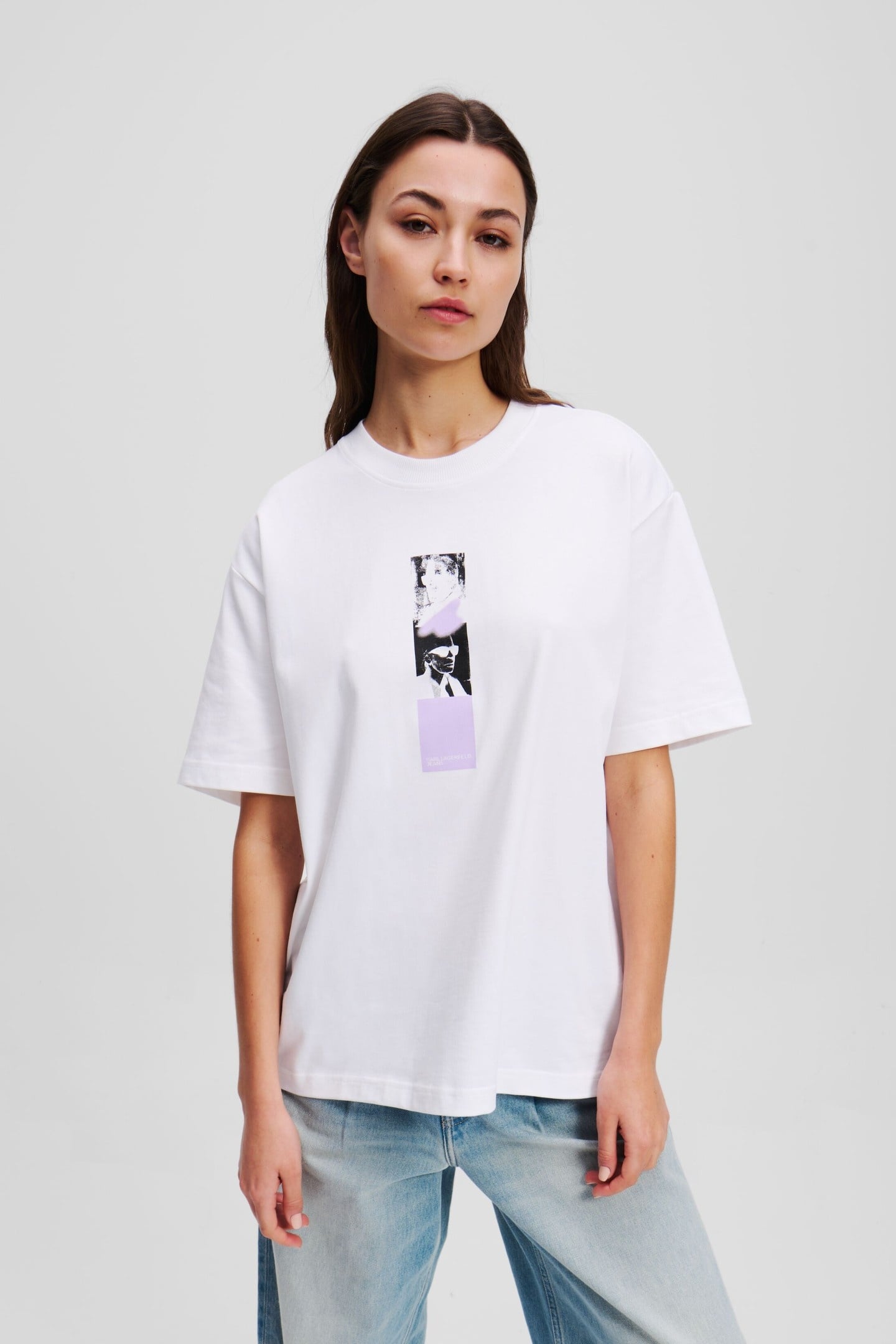 RELAX REPEATED KARL TEE WHITE 1