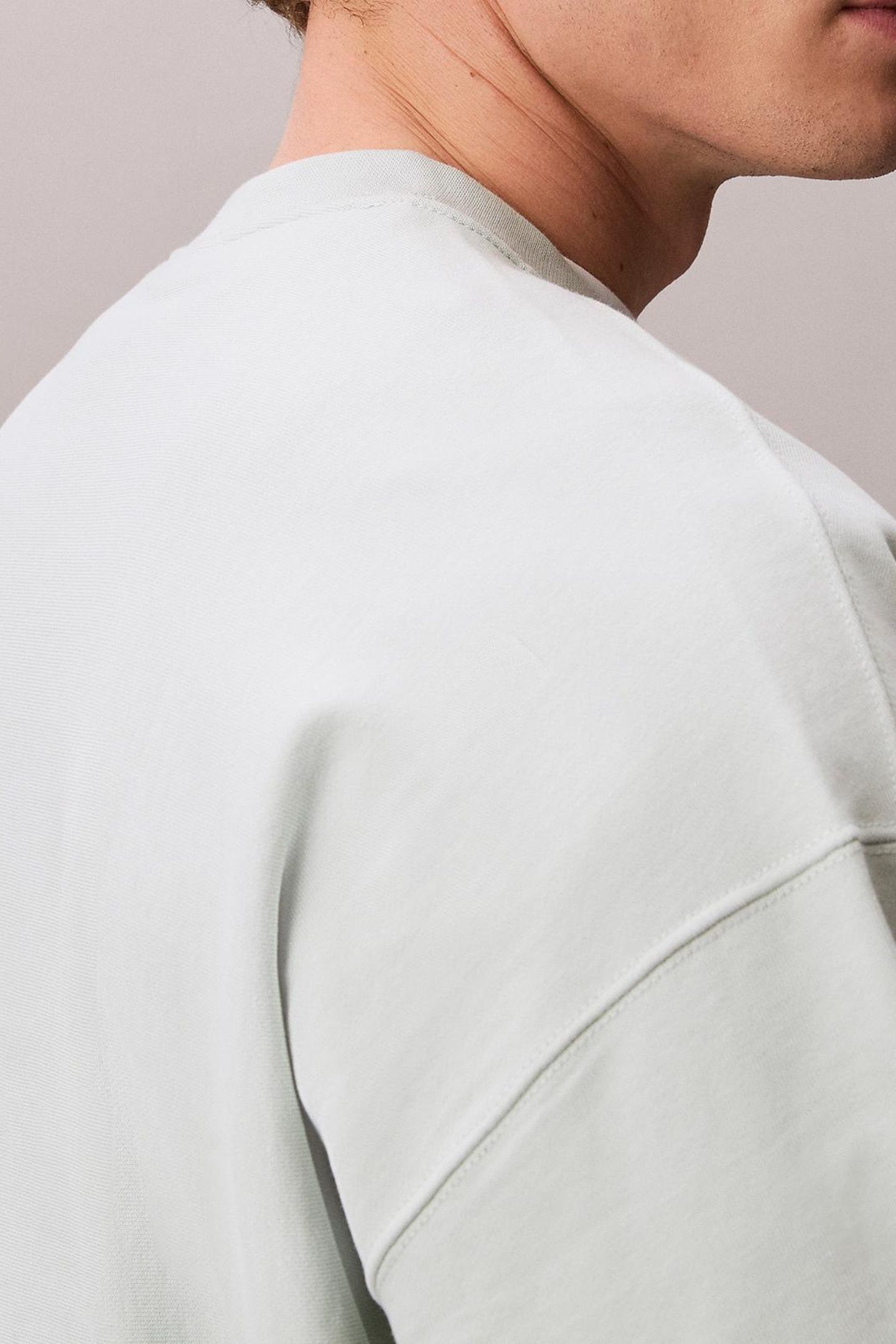PREMIUM TERRY MONOGRAM SWEATSHIRT PALE MEADOW 3