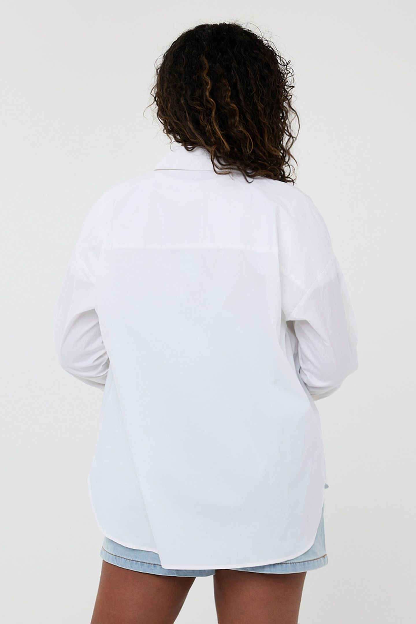 BLOUSE OVERSIZED POPLIN OFF WHITE 3