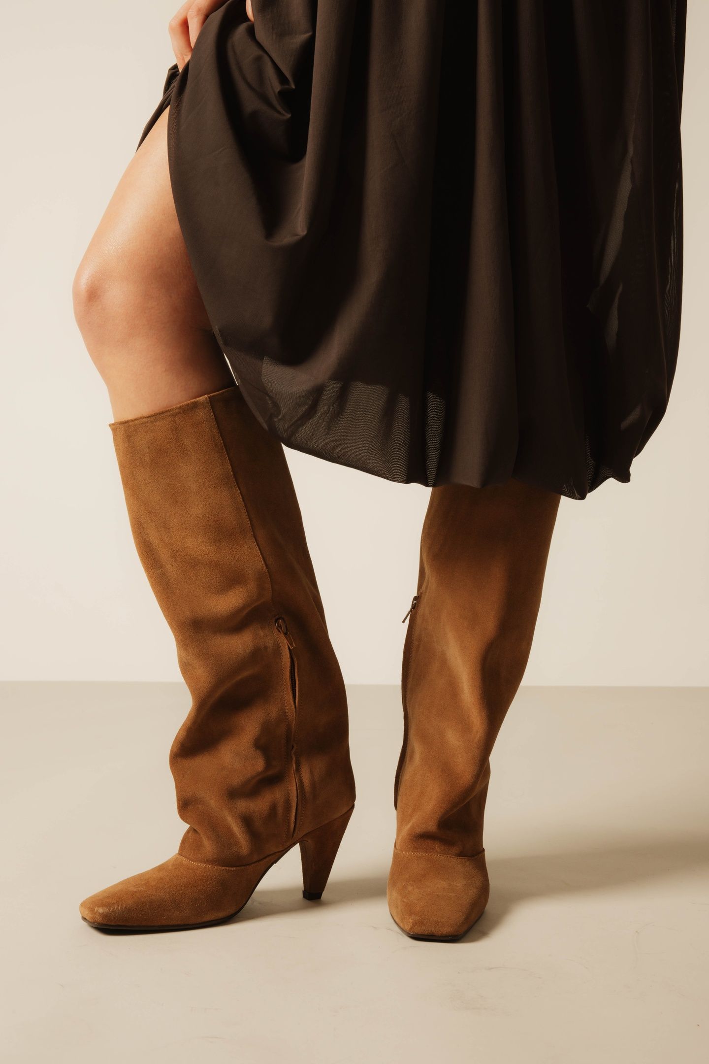 LUX-YY HIGH BOOT CARAMEL 7