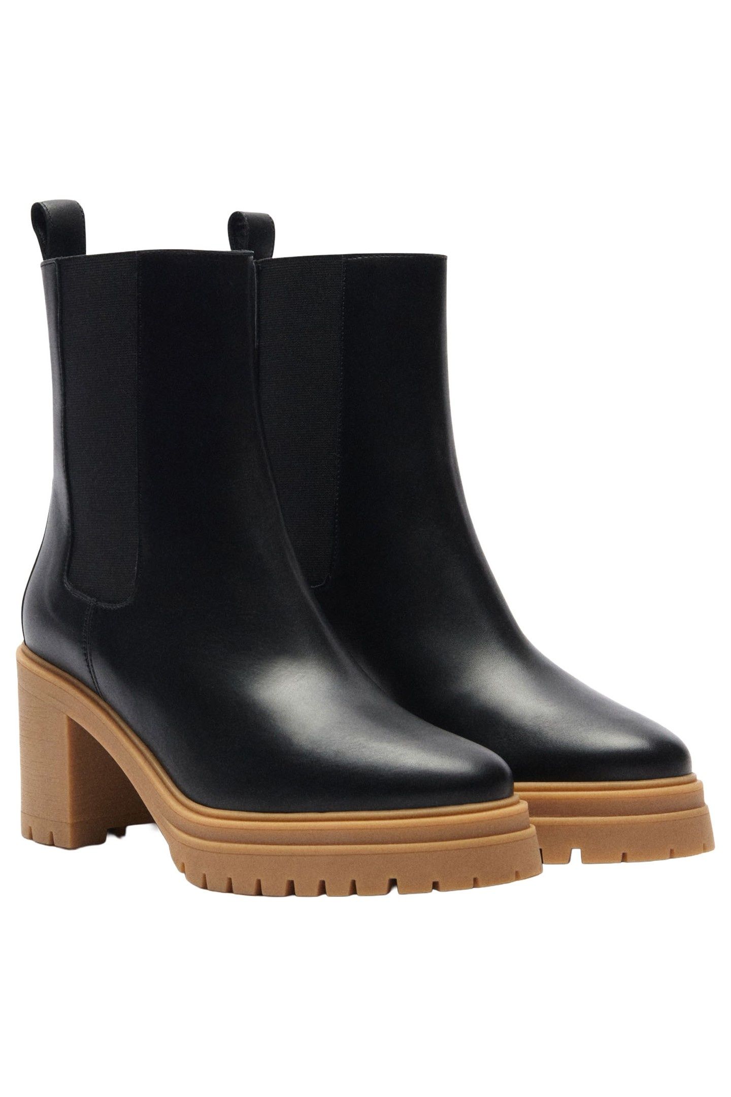 BOTTINES BI COULEUR CLARE NOIR 2