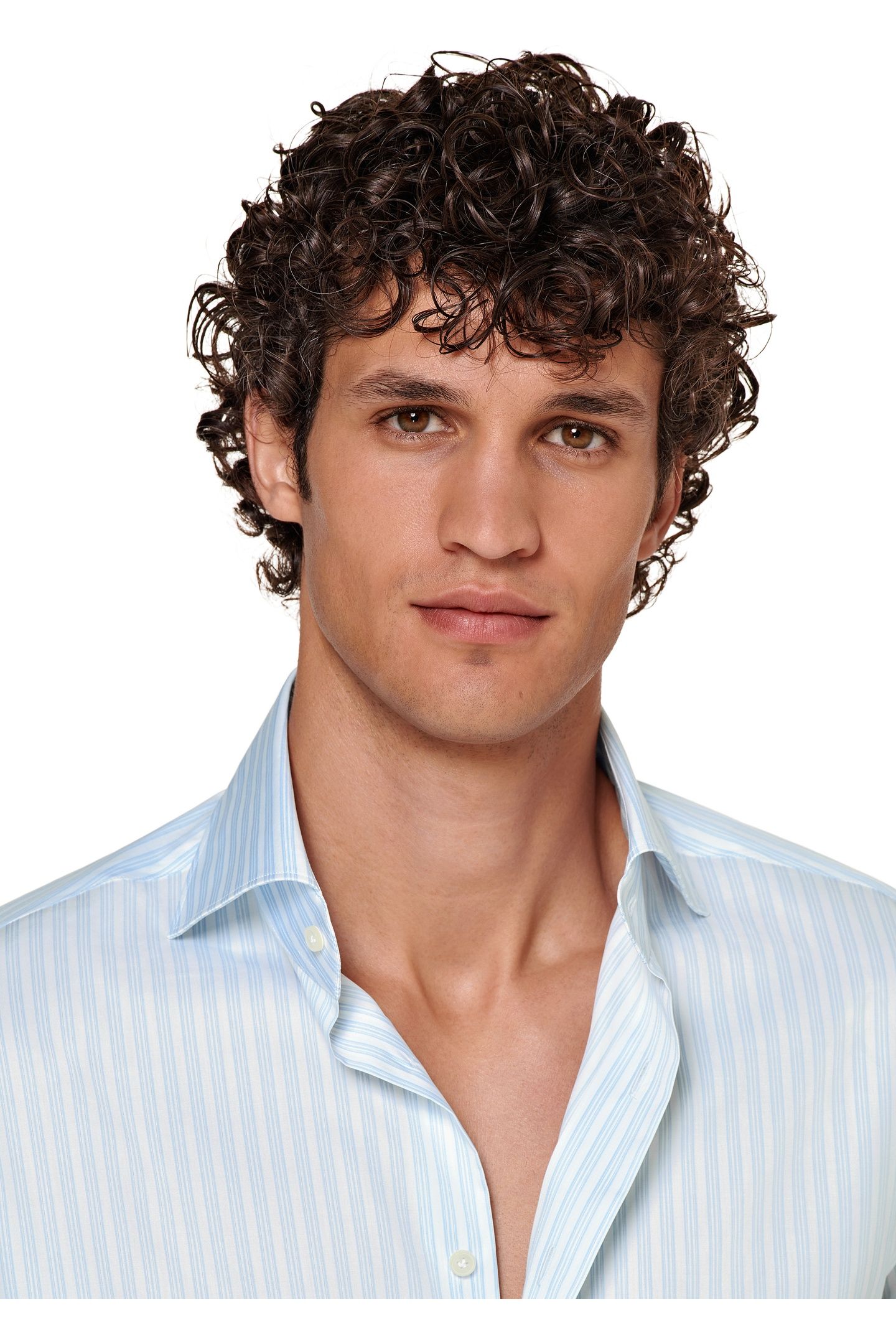 CUTAWAY RETRO STRIPE WHITE FORMAL SHIRTS LIGHT BLUE 3