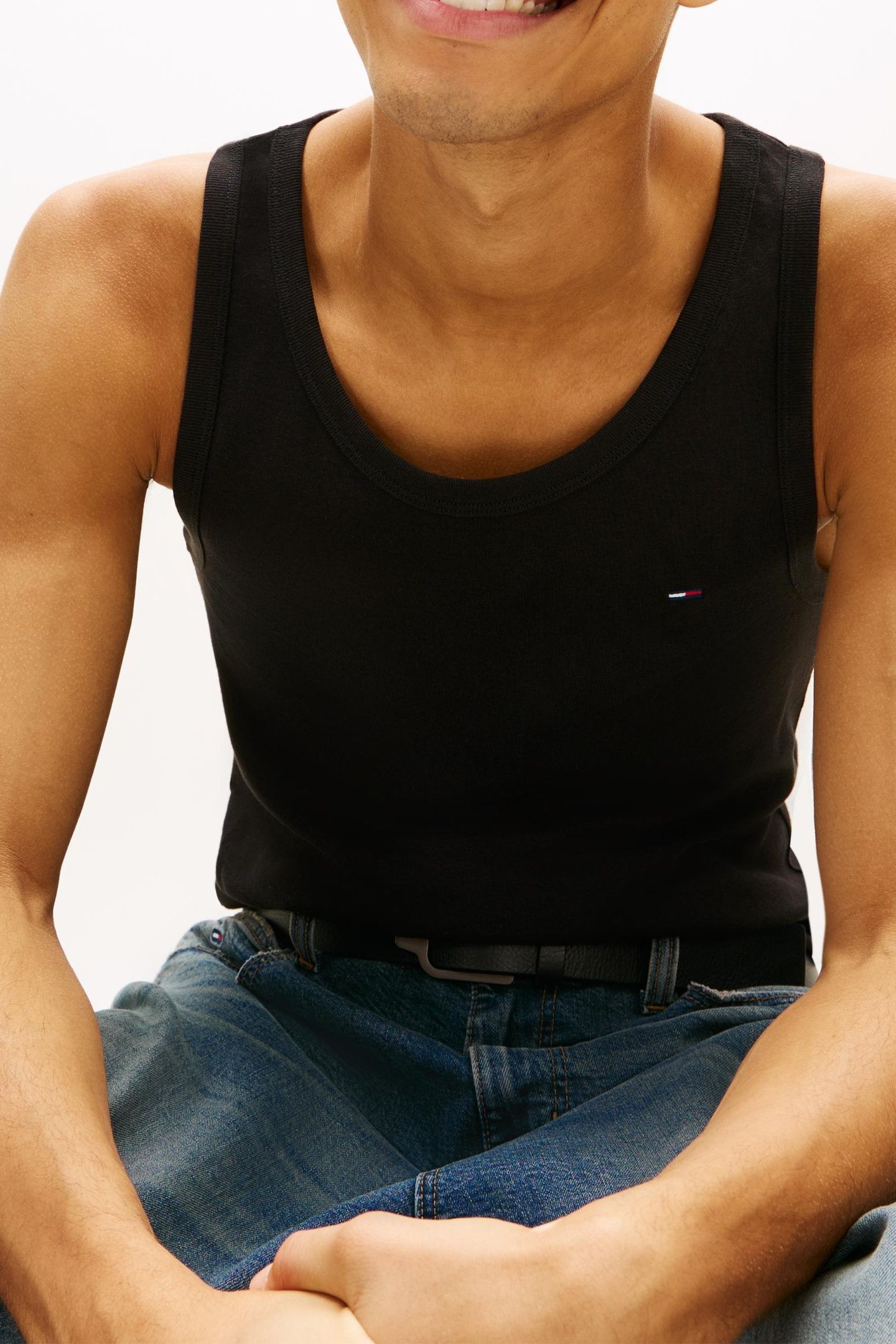 TJM XSLIM 2-PACK RIB T-SHIRT BLACK/BLACK 5