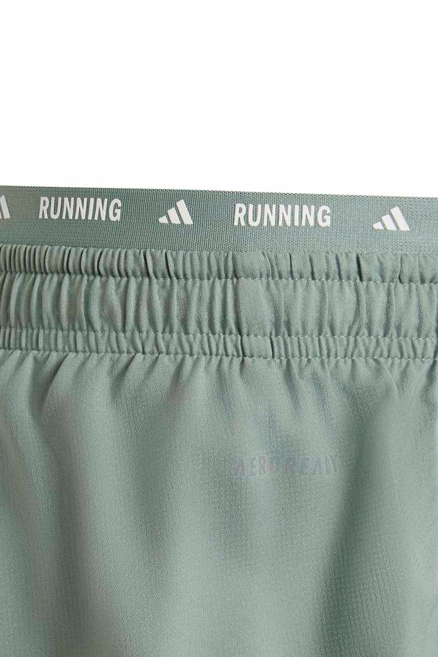 UNISEX PERFORMANCE OWN THE RUN 3 STRIPES 2IN1 SHORT SILVER G 3