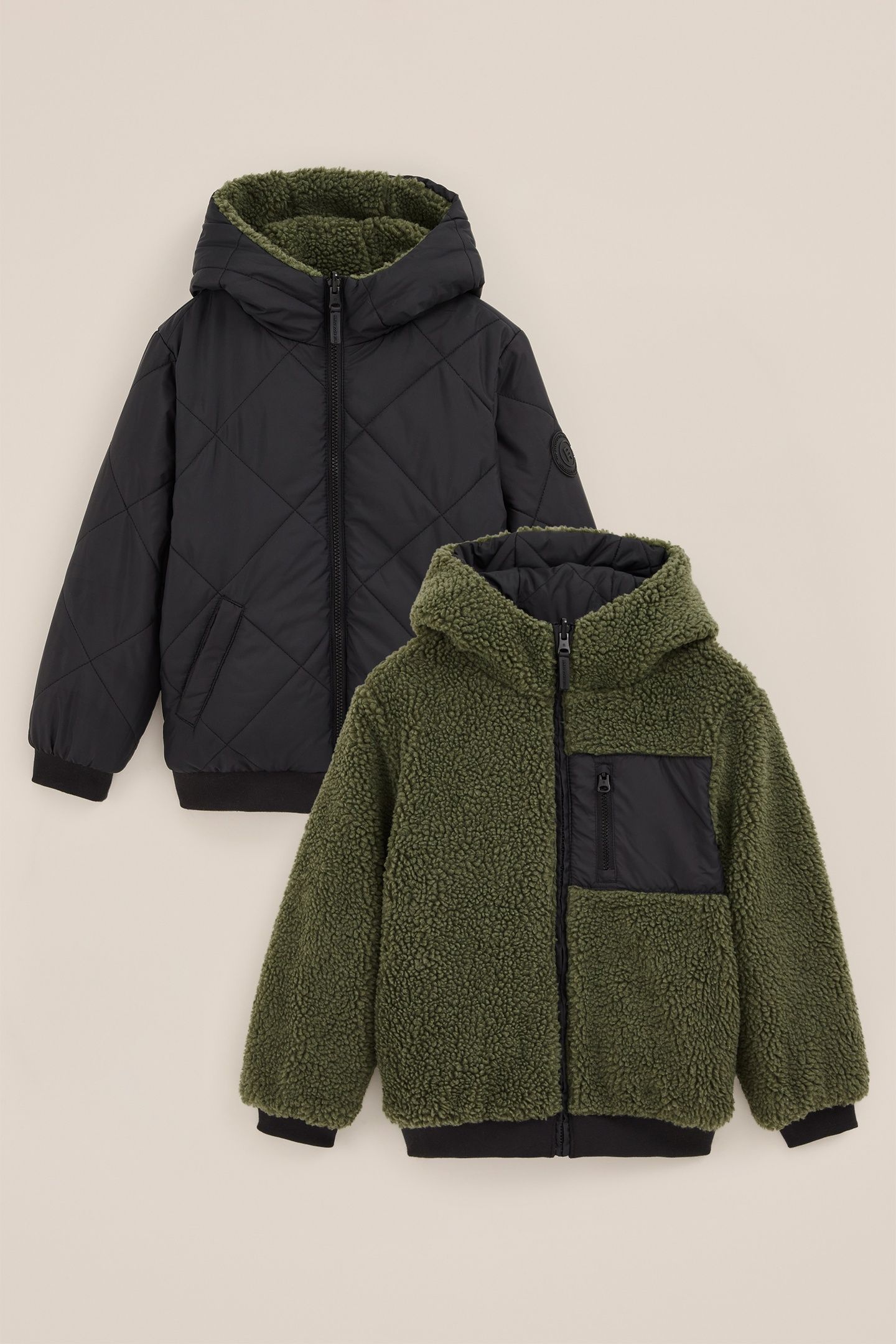 JACKET REVERSIBLE BOMBER BLACK 4