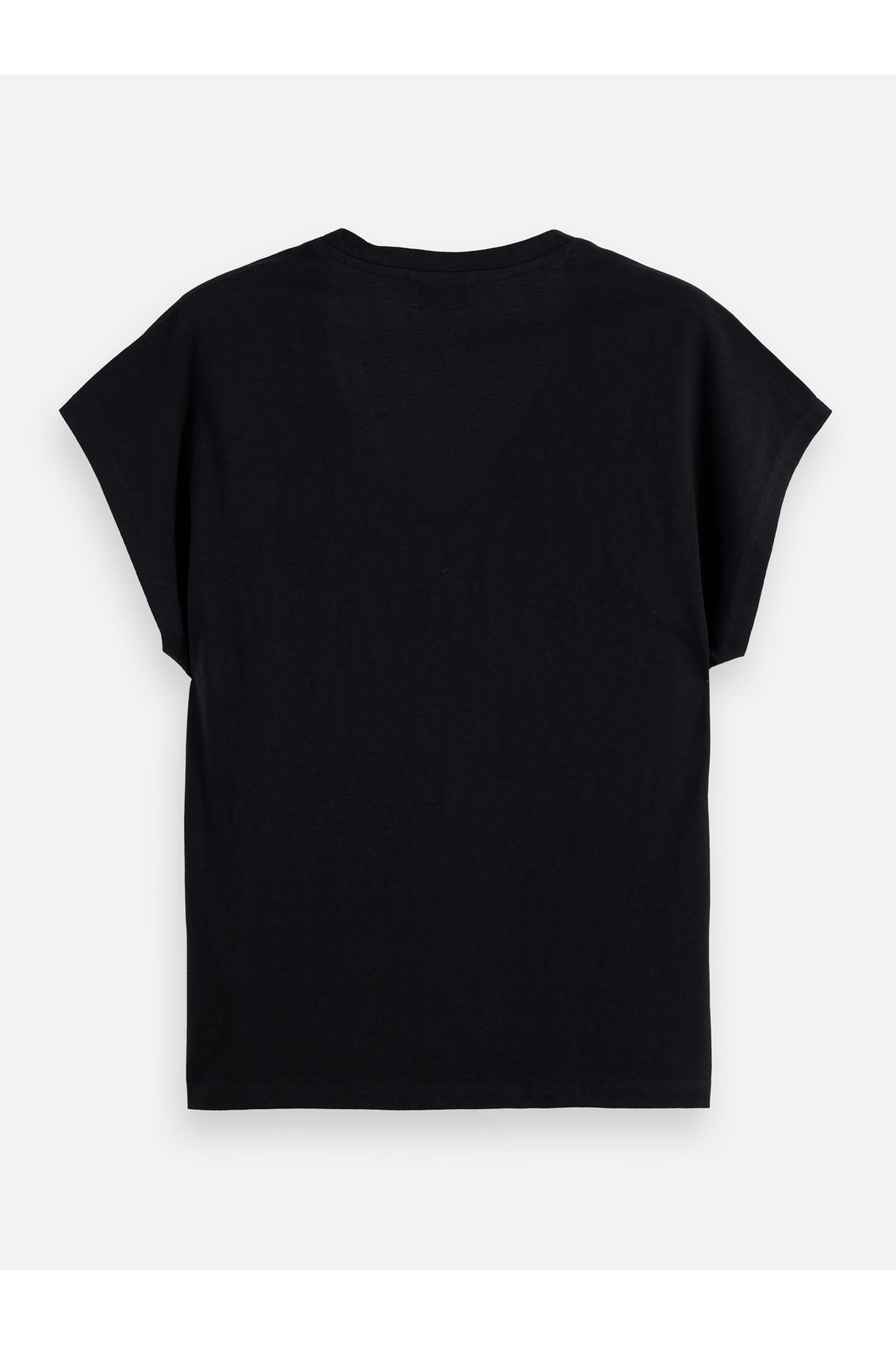 SLUB V-NECK T-SHIRT BLACK 5