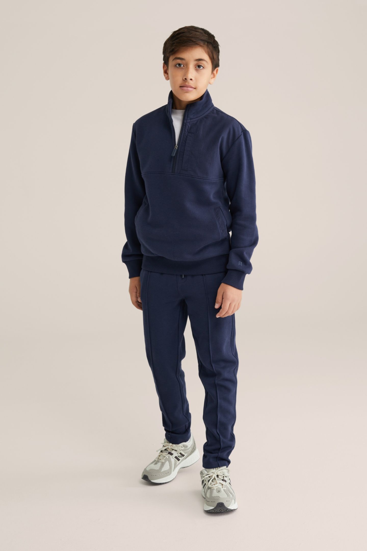 HALFWAY ZIPPER NAVY BLUE 2