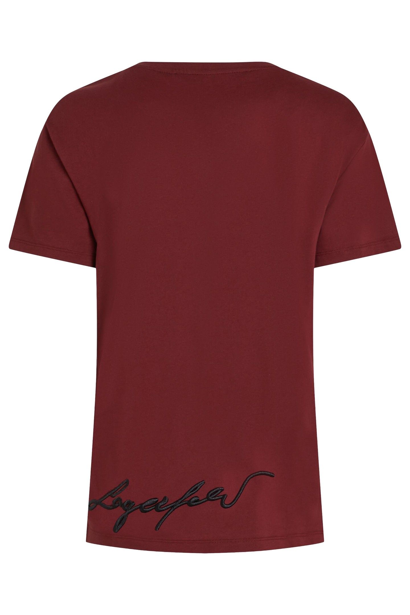SIGNATURE EDGE V-NECK T-SHIRT TAWNY PORT 2