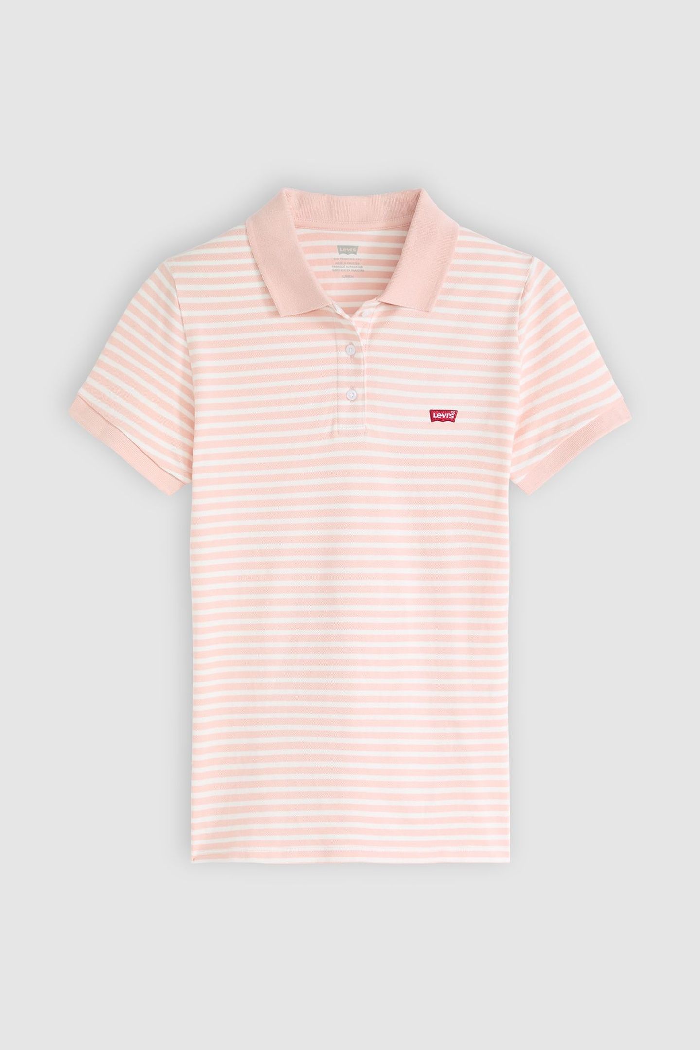 LEVIS HM POLO MARIGOLD STRIPE PEACHSKIN 4