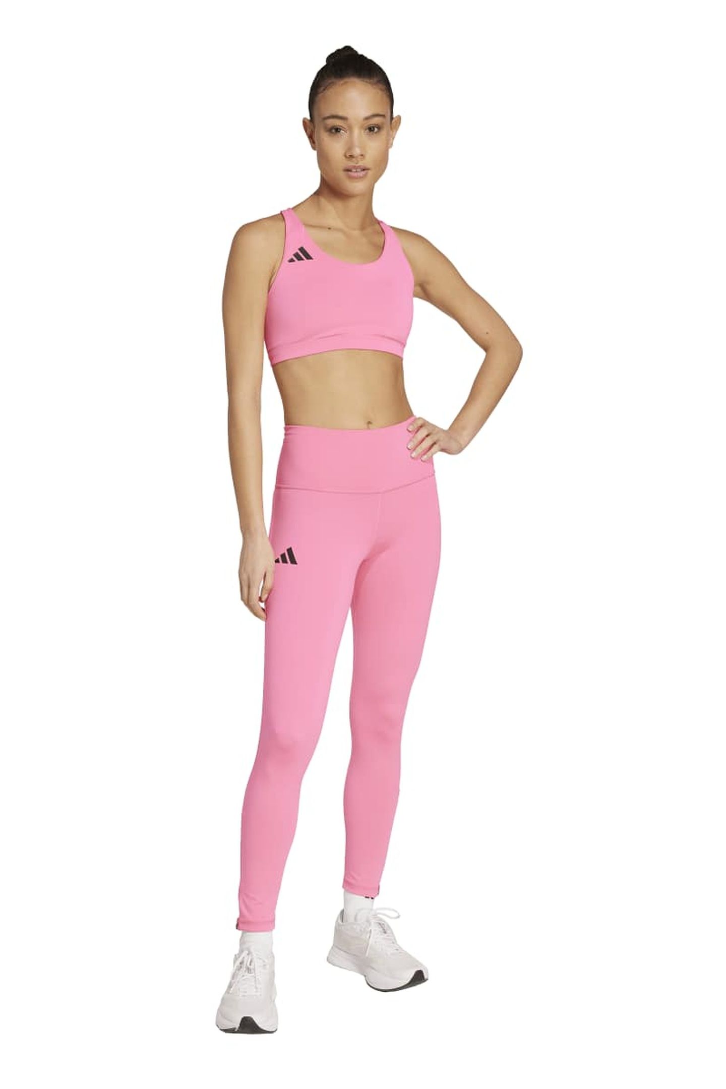 PERFORMANCE ADIZERO ESSENTIALS RUN MEDIUM SUPPORT BRA LUCID 4