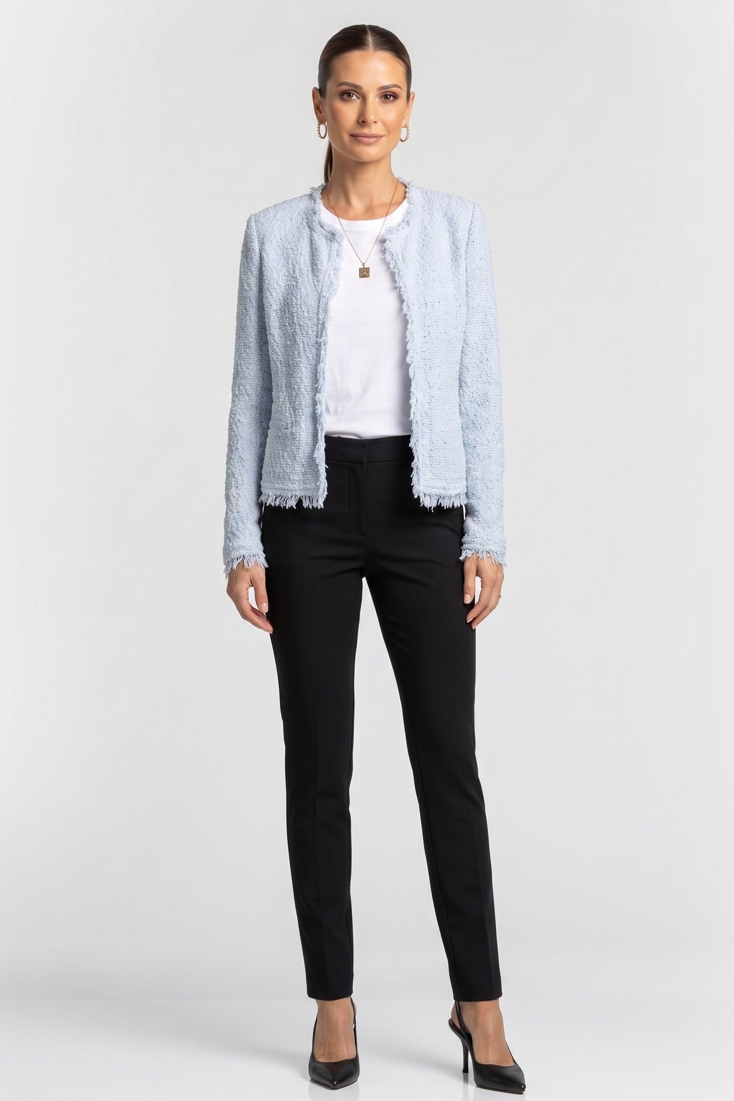 SHAVANI JACKET FOGGED BLUE 1