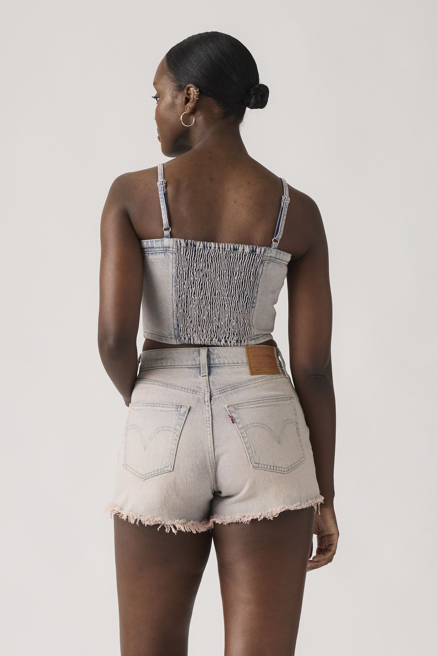 JADINE DENIM CAMI TANK TOP 3