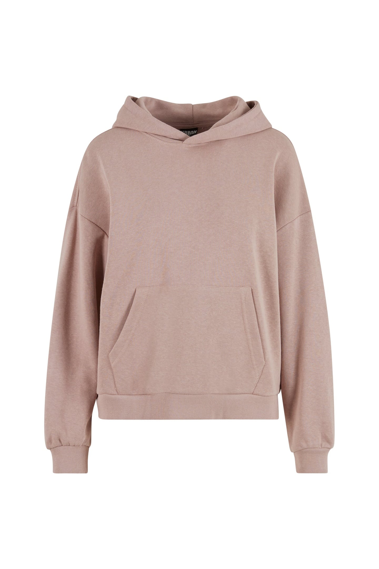 LADIES LIGHT TERRY OVERSIZED HOODIE DUSKROSE 1