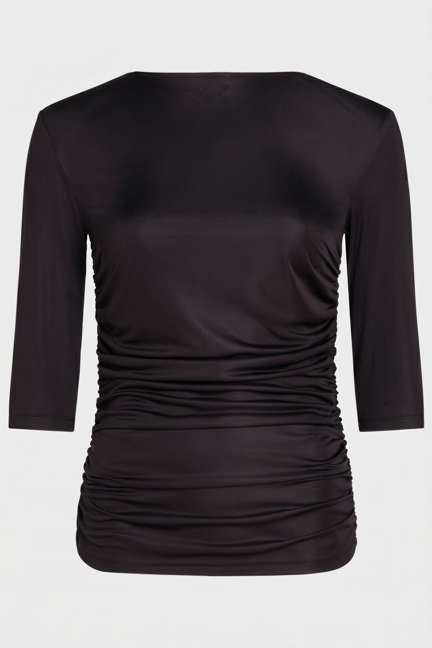 DRAPEY 3/4 LSV T-SHIRT BLACK 3