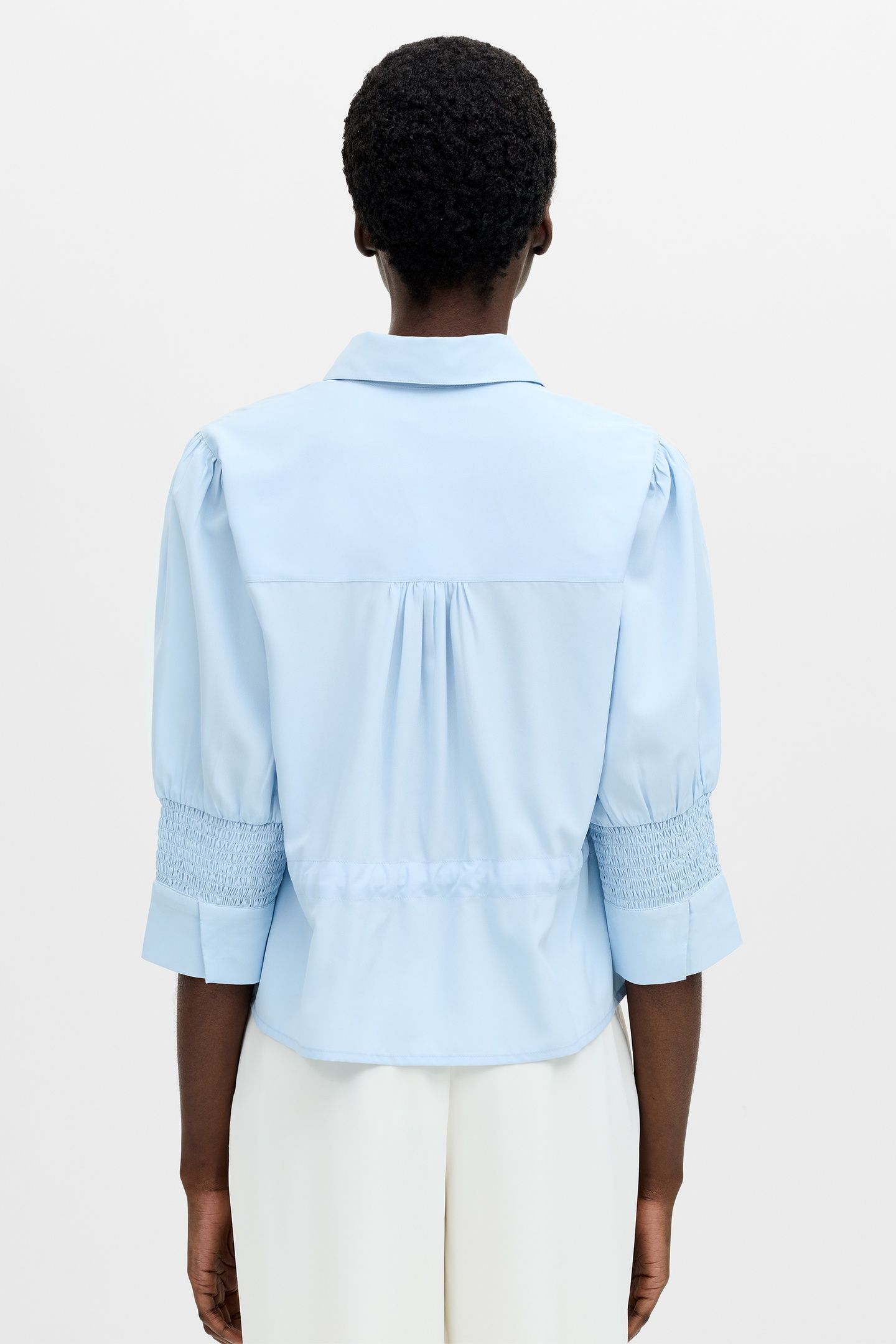 CREPE LIGHT TIE TOP SKY BLUE 3