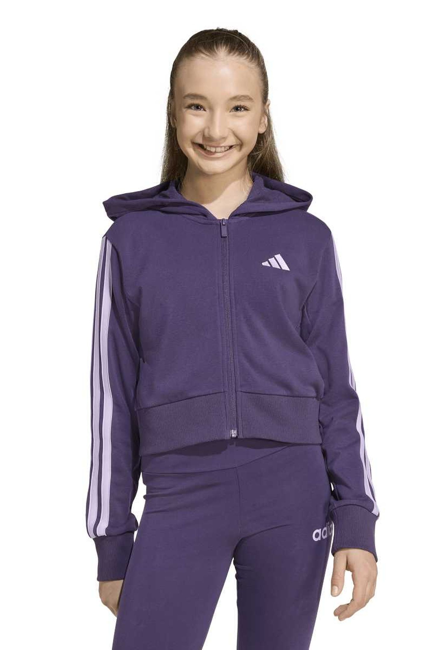 SPORTSWEAR ESSENTIALS FULL ZIP HOODIE AURORA PLUM 1