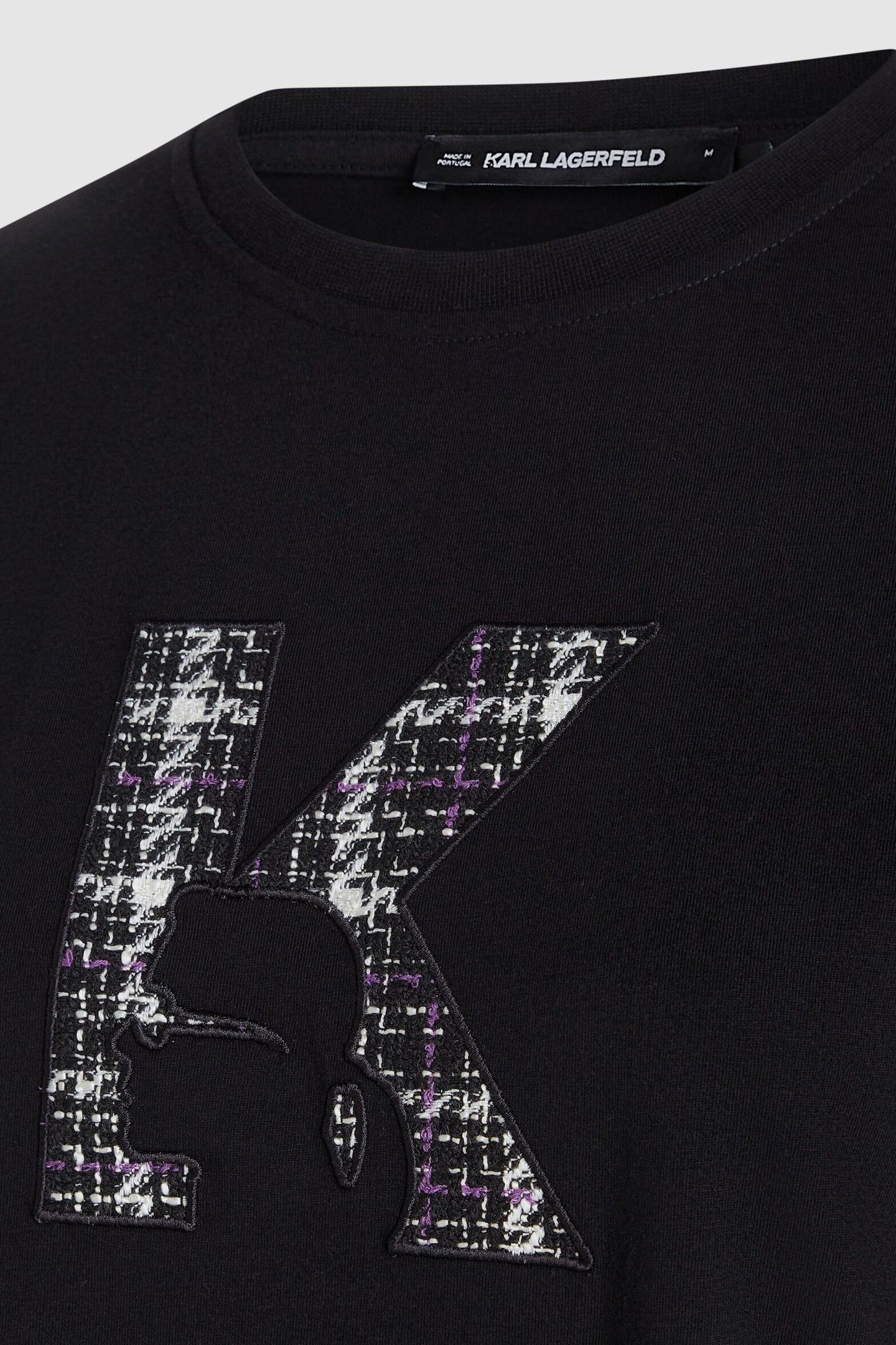 K BOUCLE T-SHIRT BLACK 3