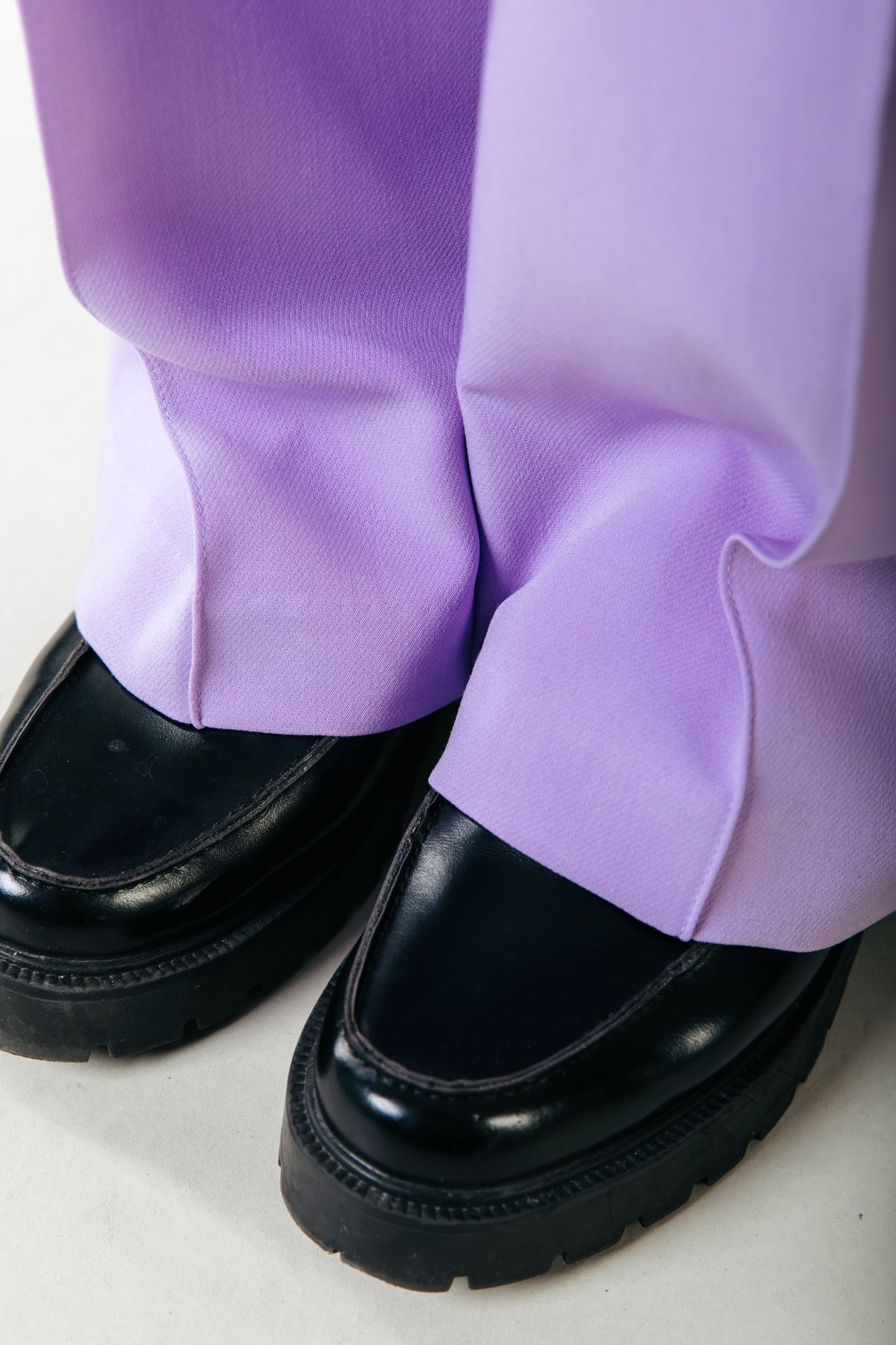 RUS UNI PINTUCK STRAIGHT PANTS LIGHT LILAC 4