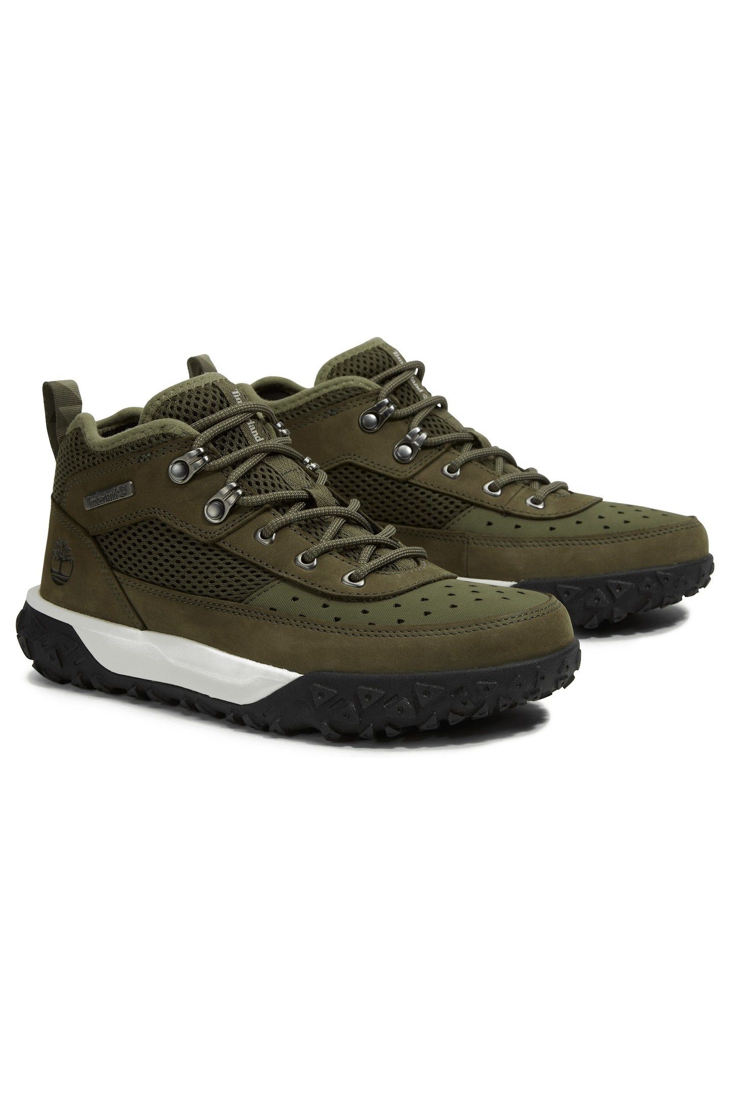 MID LACE UP SNEAKER LEAF GREEN 3