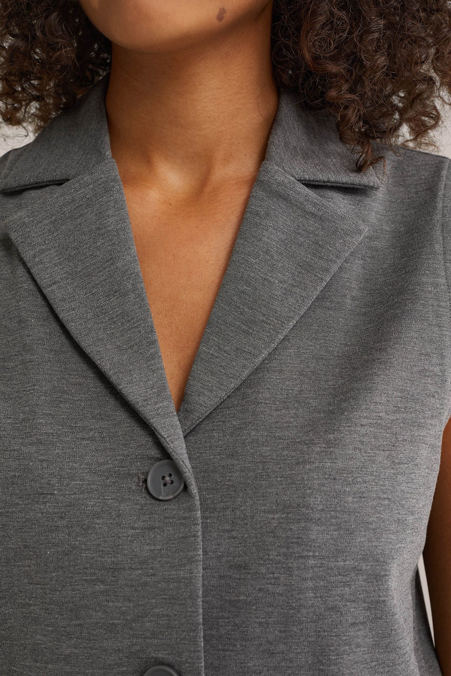 GILET BLENDED DARK GREY 5