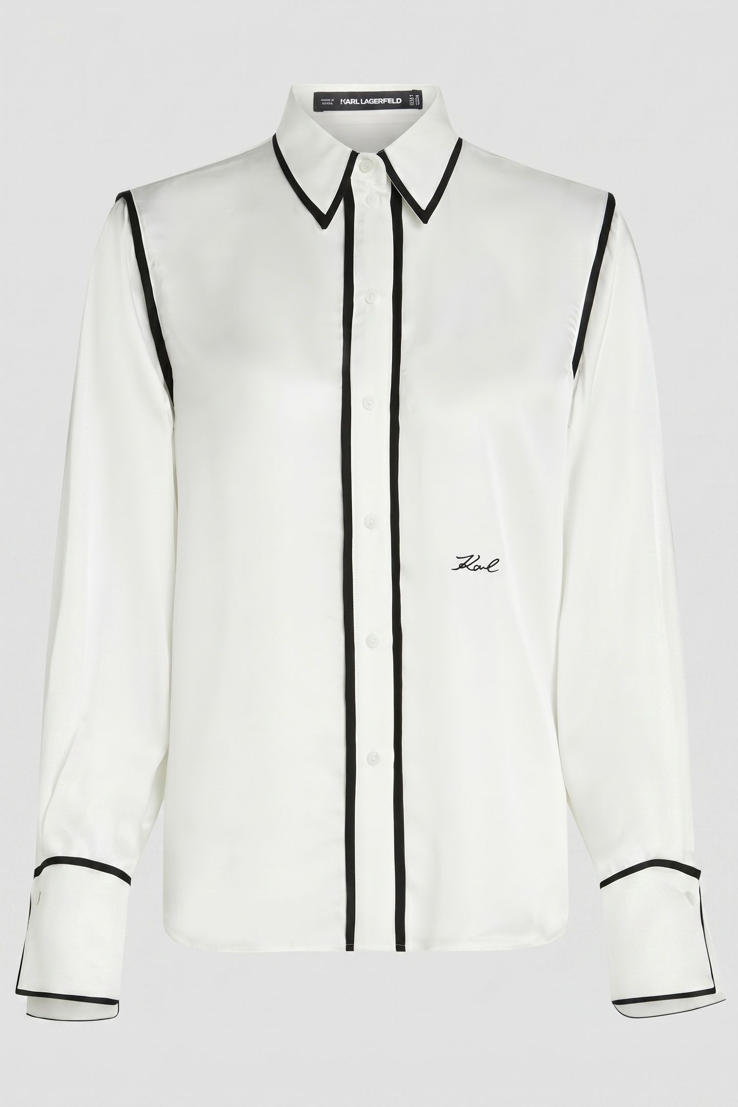 BW CONTRAST PIPING BLOUSE PRISTINE 3