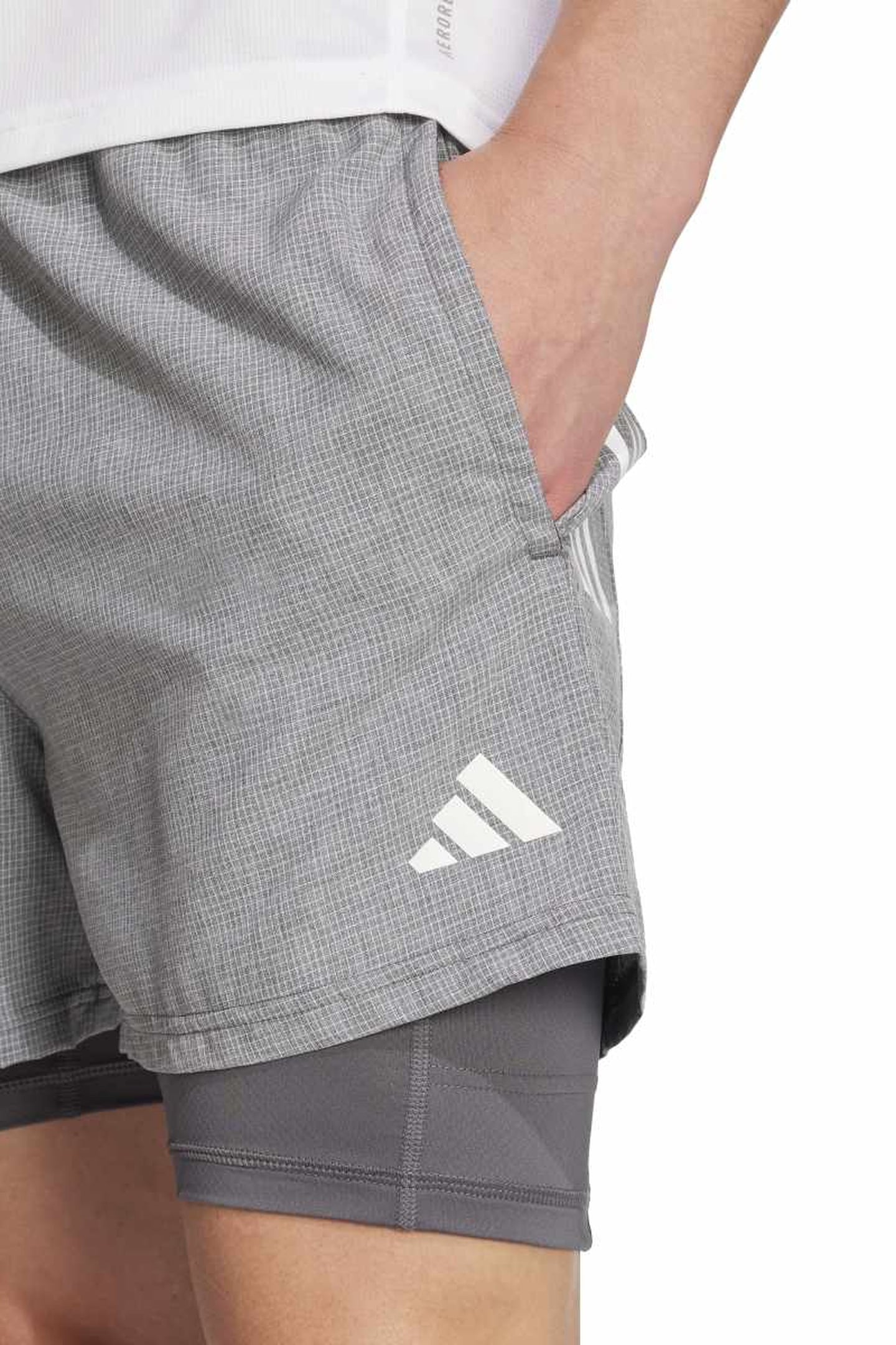 UNISEX PERFORMANCE OWN THE RUN CLIMACOOL 2IN1 5 POCKETS SHOR 4