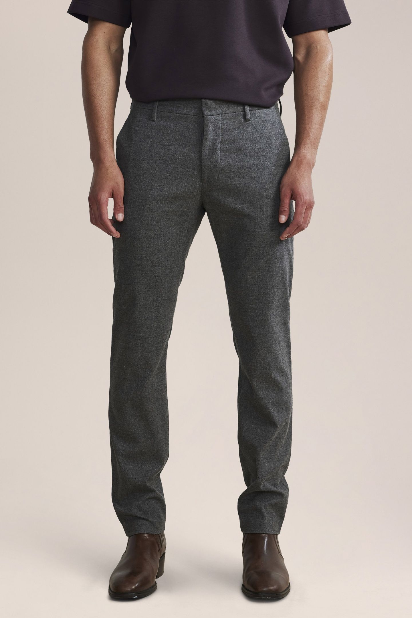 THEO 1393 TROUSERS INK GREY 1