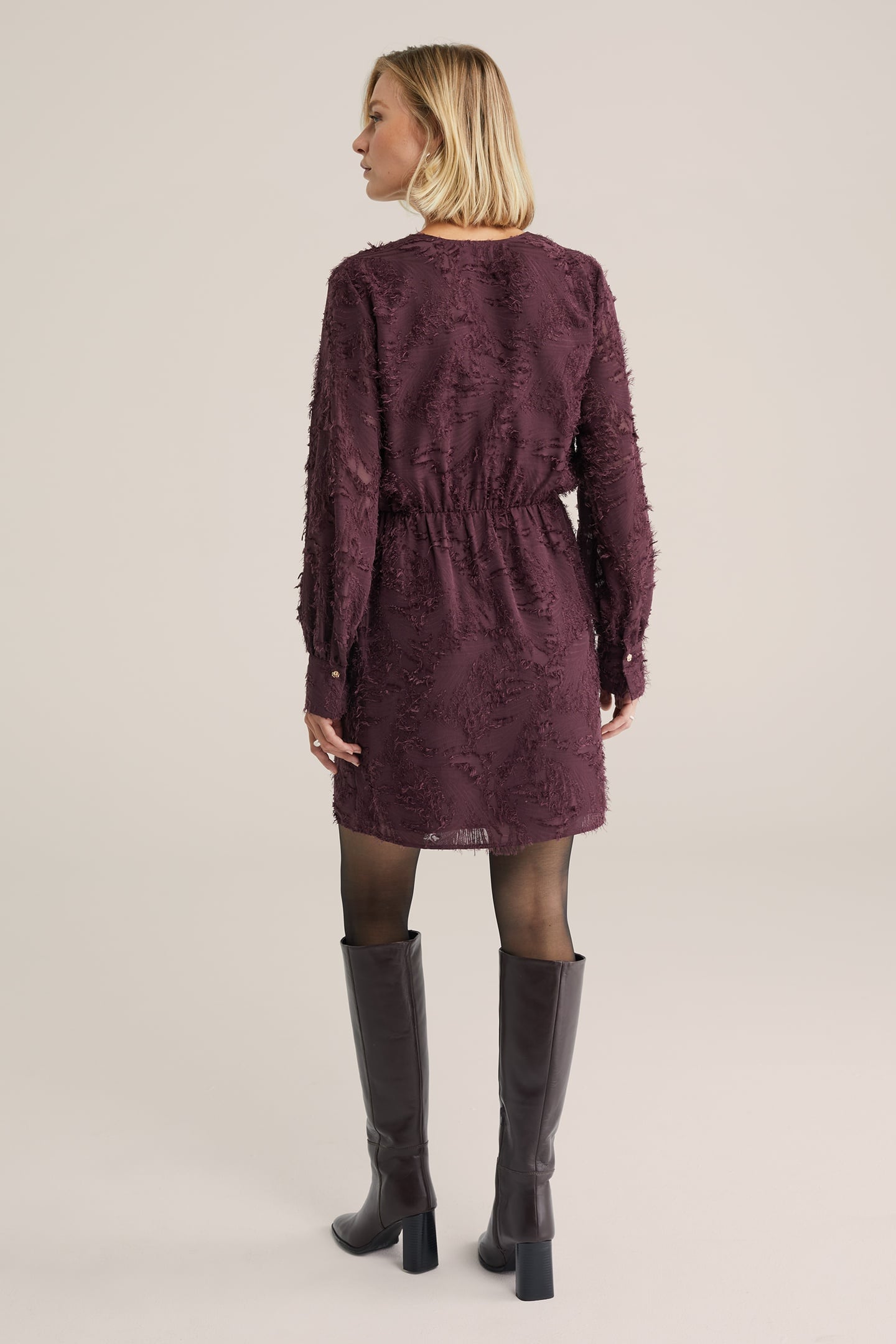 DRESS SHORT BURGUNDY RED 3