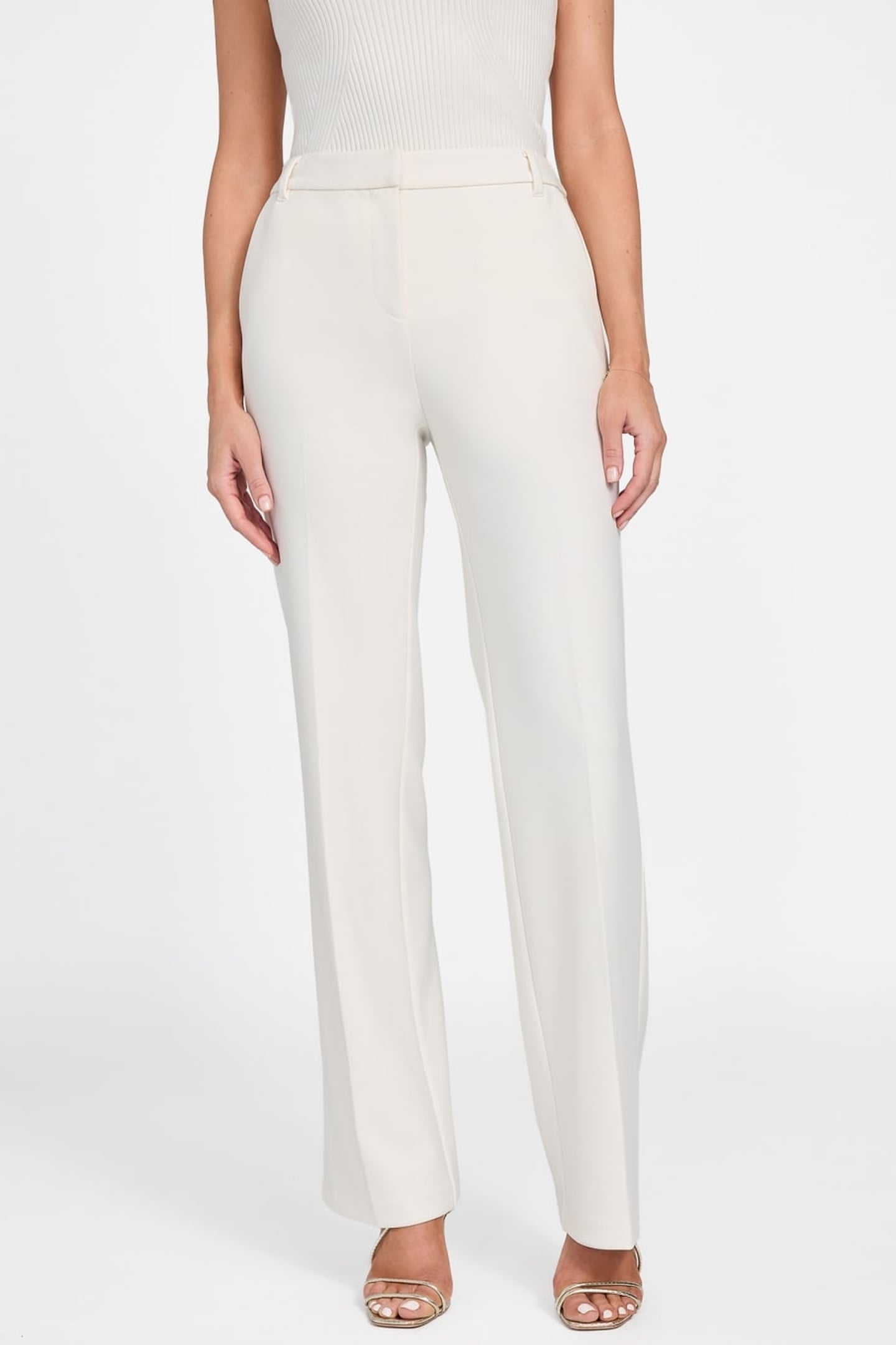 LIA STRAIGHT PANT MACADAMIA 1