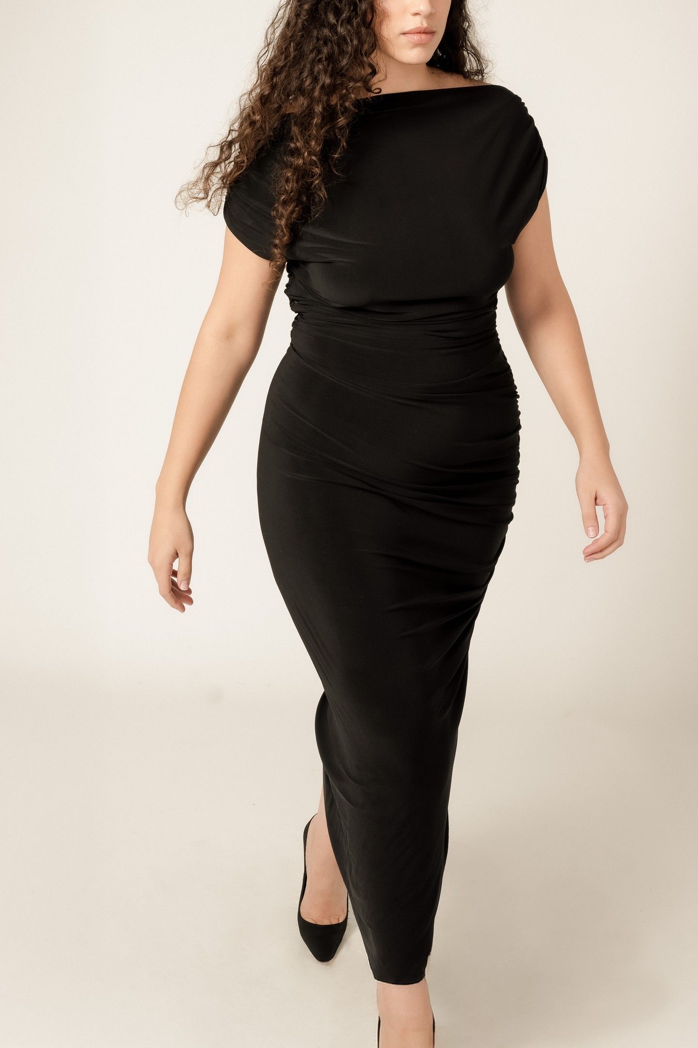 COLUMBINE DRESS BLACK 1