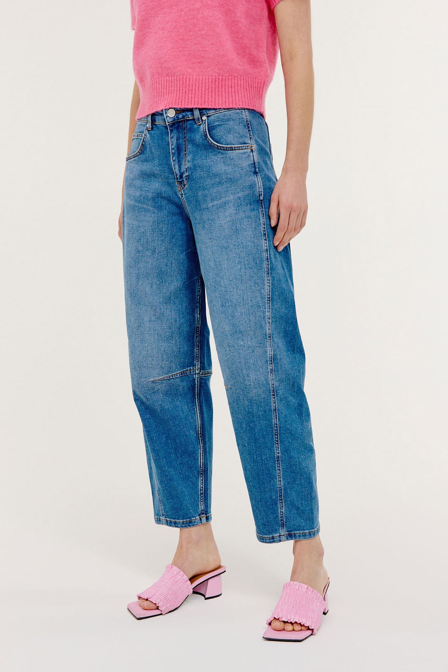 BASILE PANT MID BLUE JEANS 1