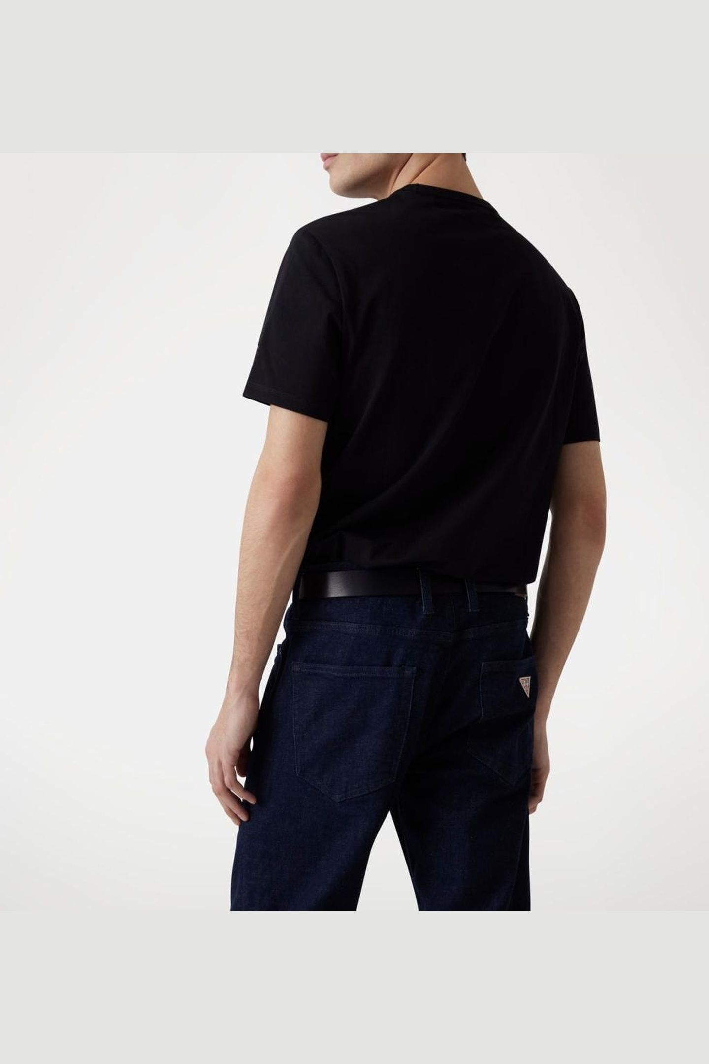 GUESS ECO SS CN GUESS BOX TEE JET BLACK A996 3