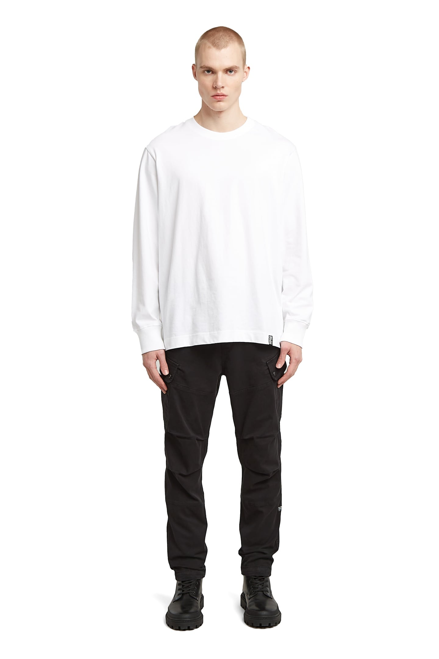 ROXIC STRAIGHT TAPERED CARGO PANT BLACK 1