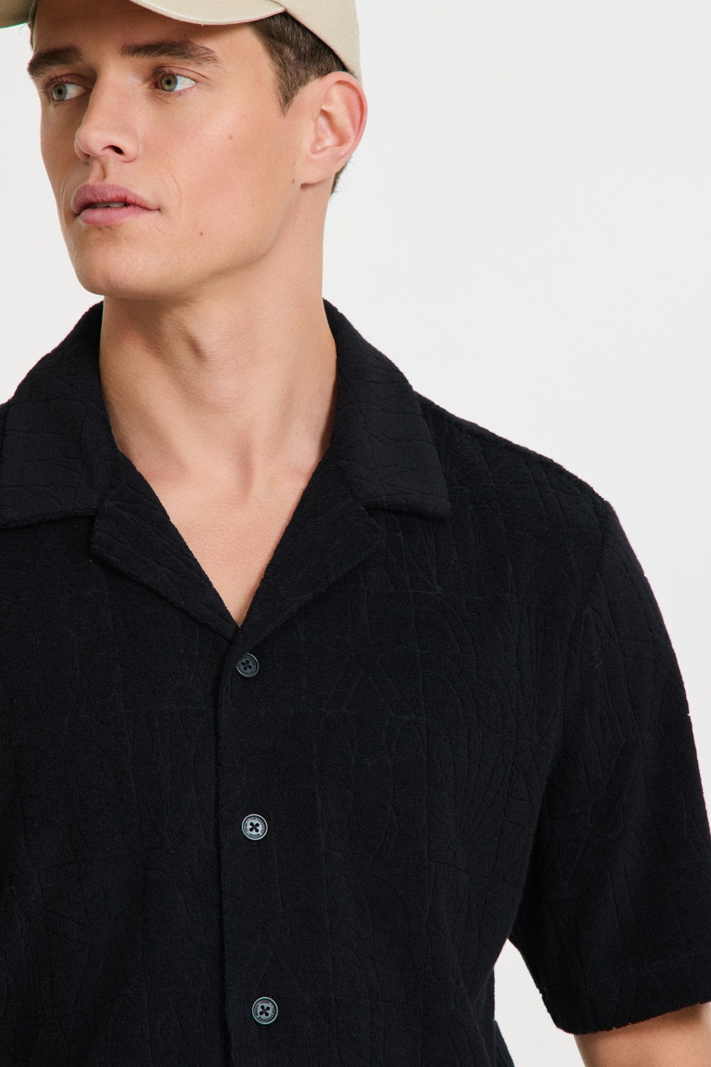 TED SHORT SLEEVE SHIRT GEO SUN BLACK GEO SUN 4