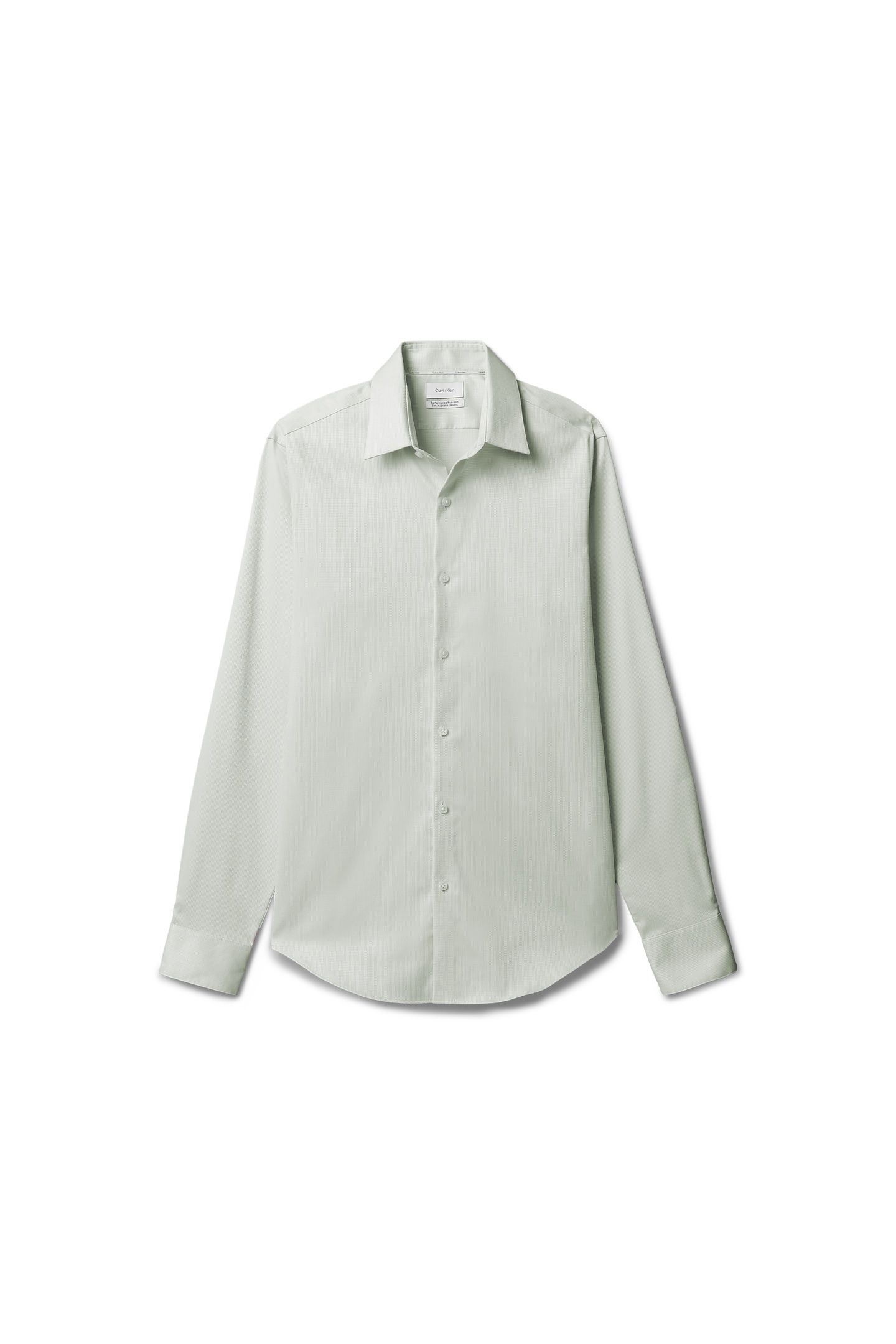 SLIM PERF SOLID SHIRT SAGE 5