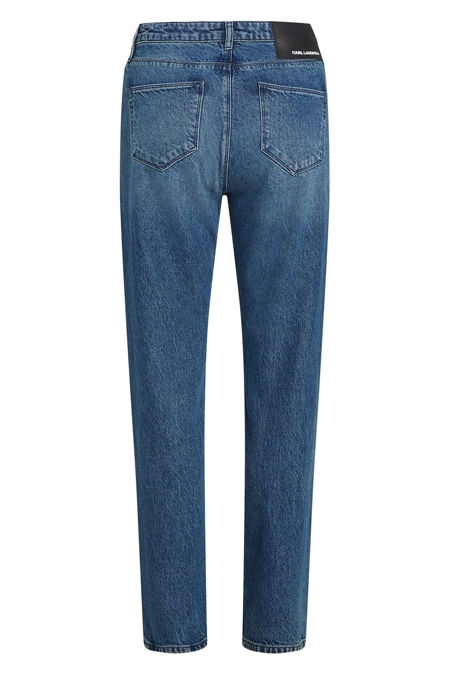 STRAIGHT LEG DENIM PANTS DARK BLUE 4