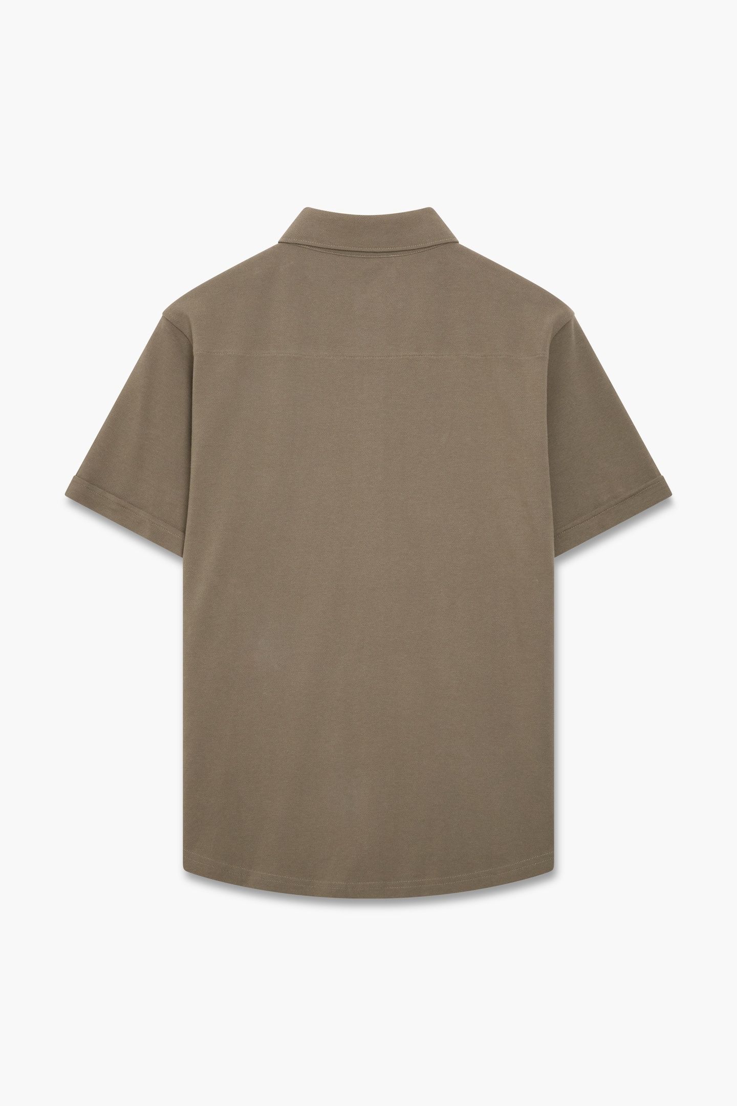 PIQUE SHIRT S/S KHAKI 3