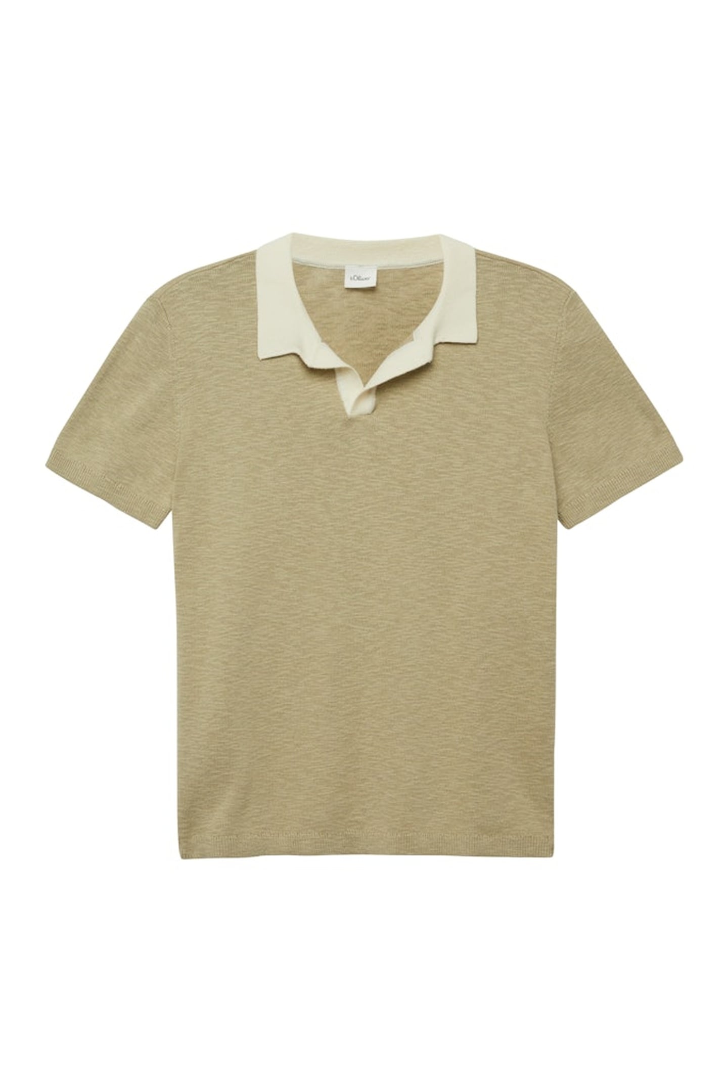 S.OLIVER PULLOVER SHORTSLEEVE ARMY GREEN 1