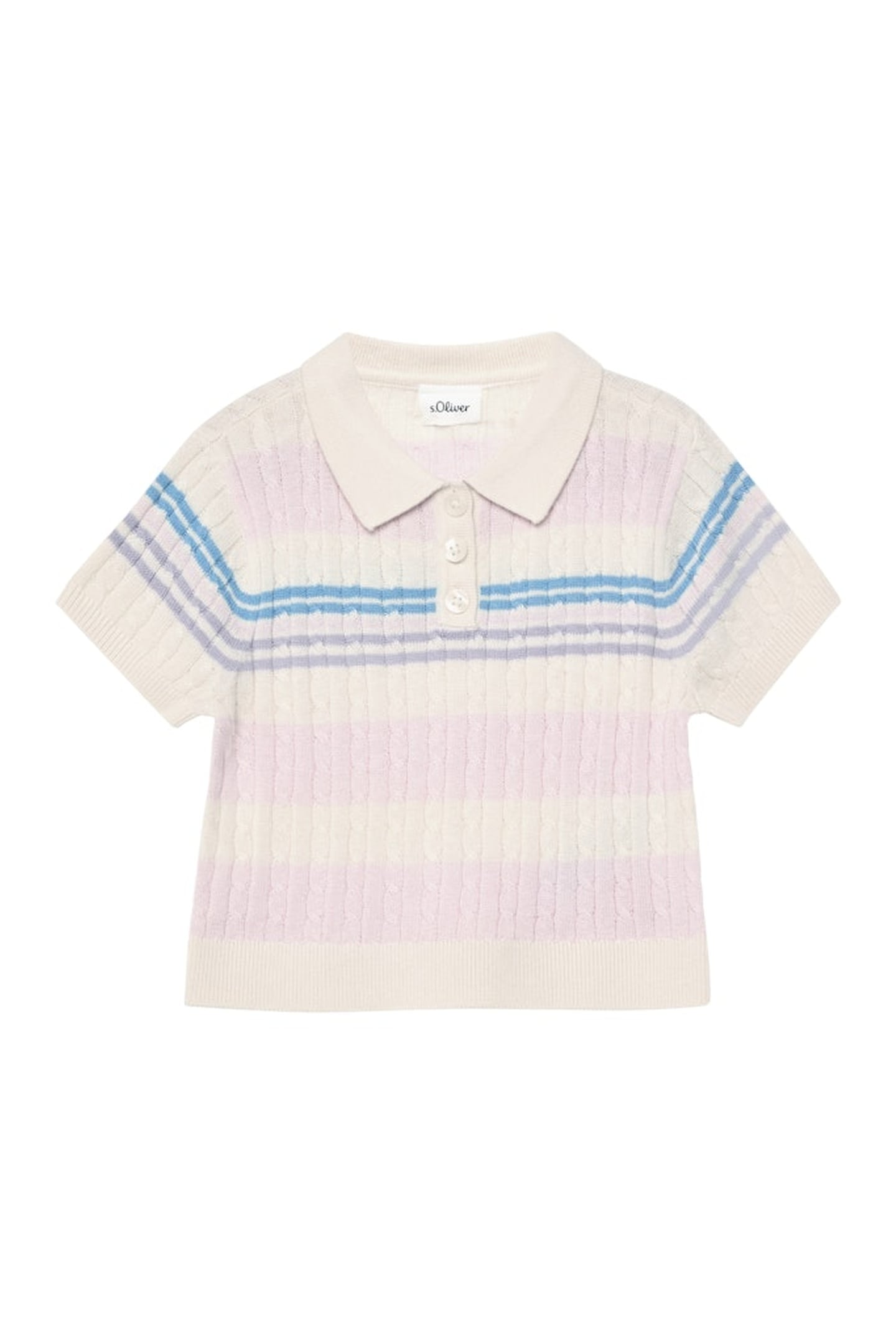 S.OLIVER POLO OFFWHITE 1