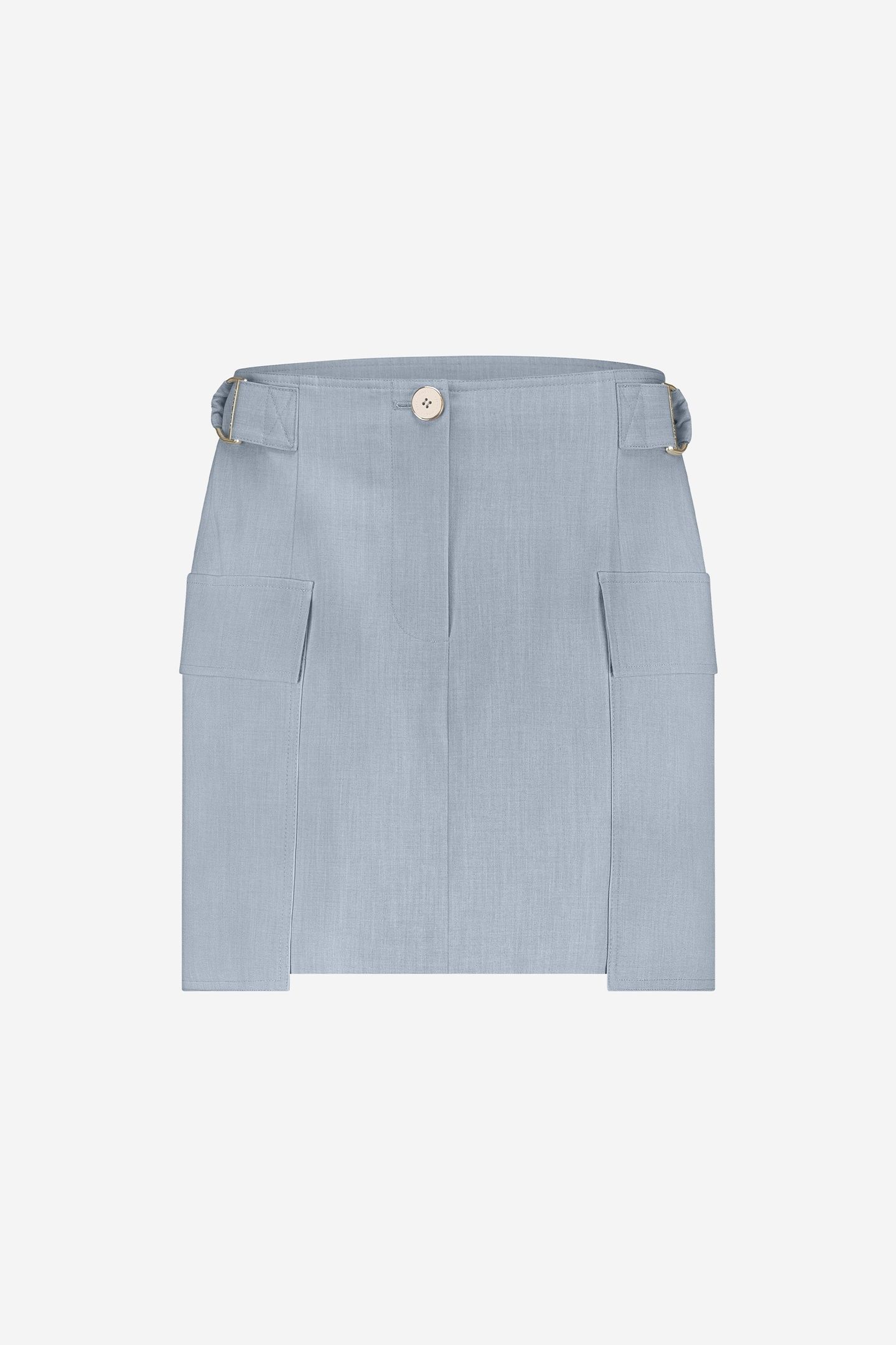 ISLIA SKIRT GREY BLUE 2