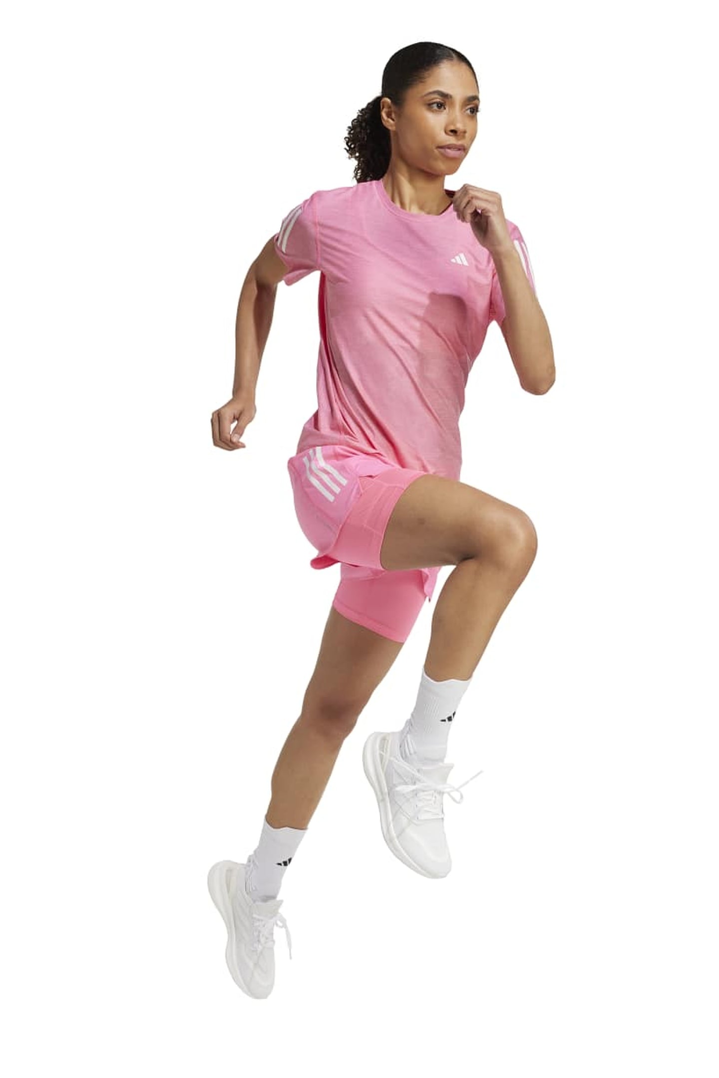 PERFORMANCE OWN THE RUN T-SHIRT LUCID PINK 3