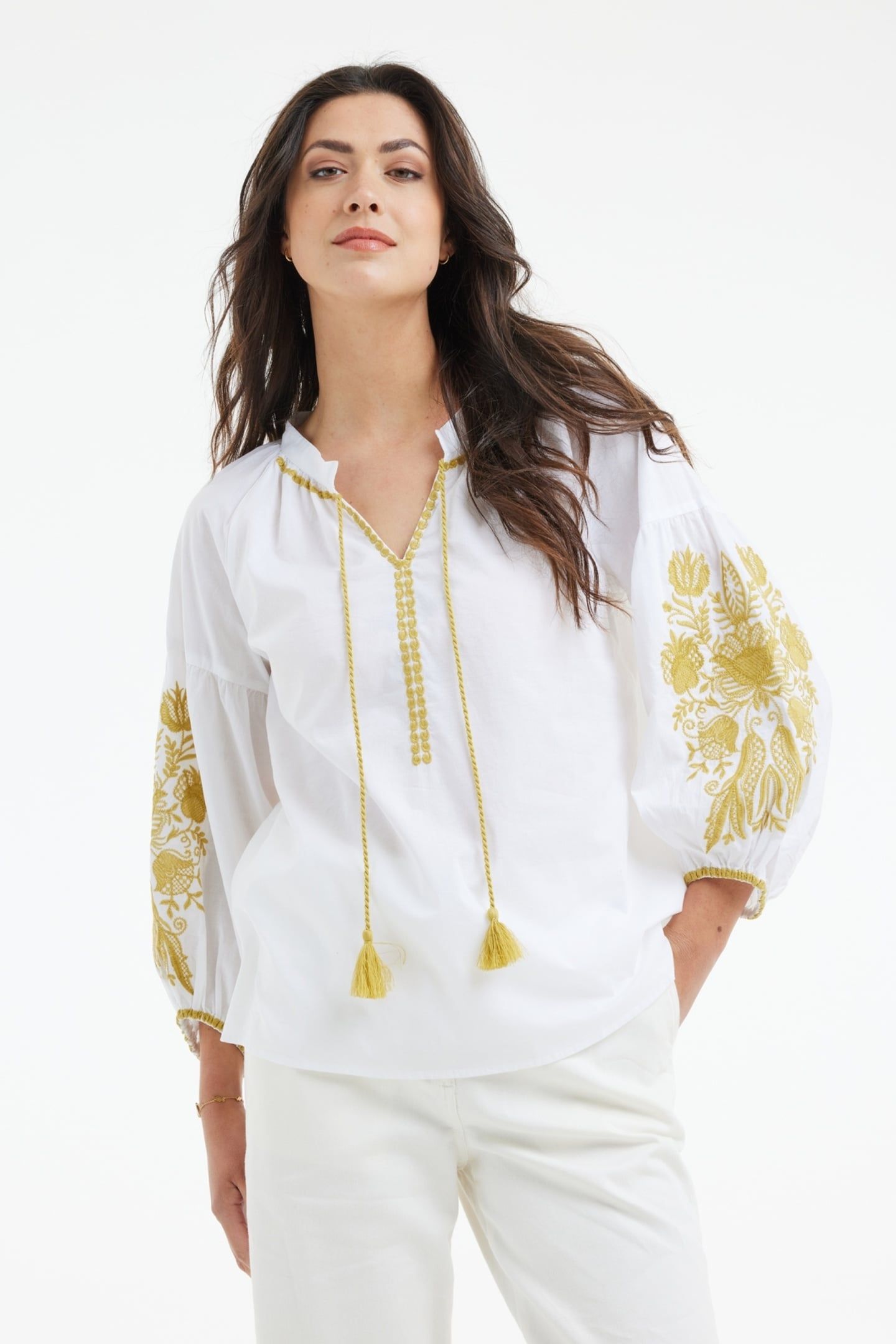 BLOUSE JAIPUR WHITE 1