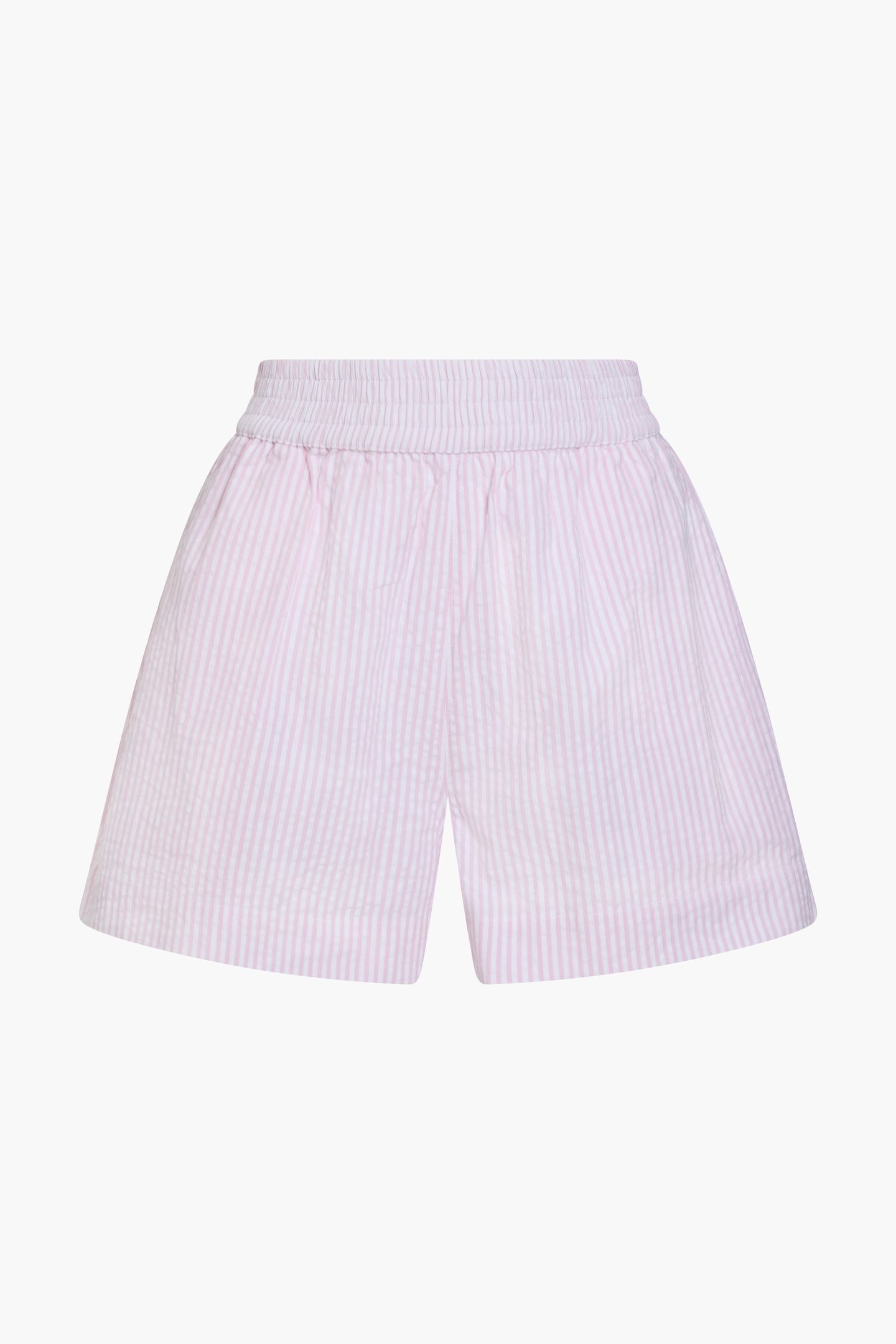SEERSUCKER STRIPE SHORT BUBBLEGUM PINK/WHITE 3
